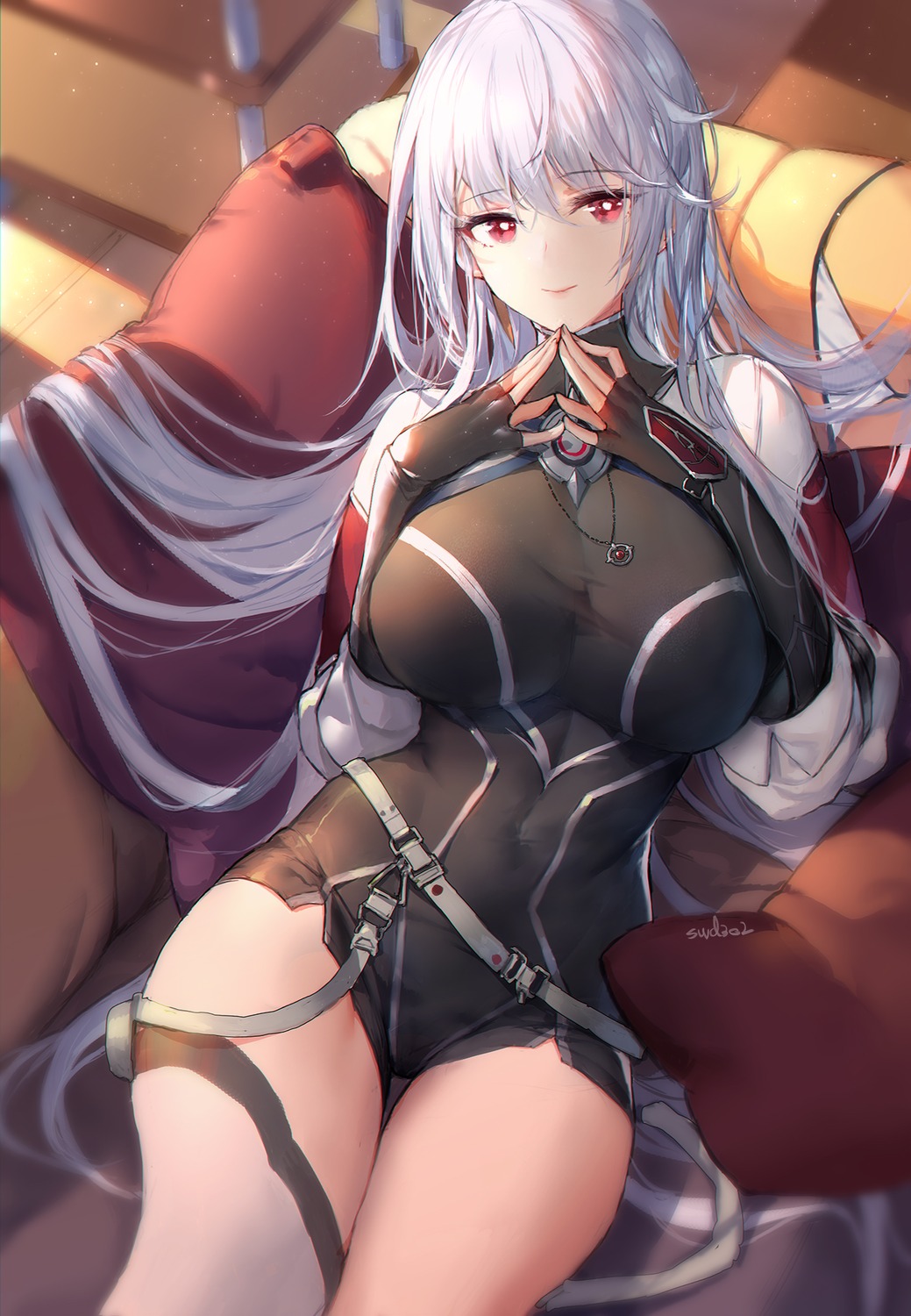 closers, leotard, mirae_(closers), swd3e2, thighhighs