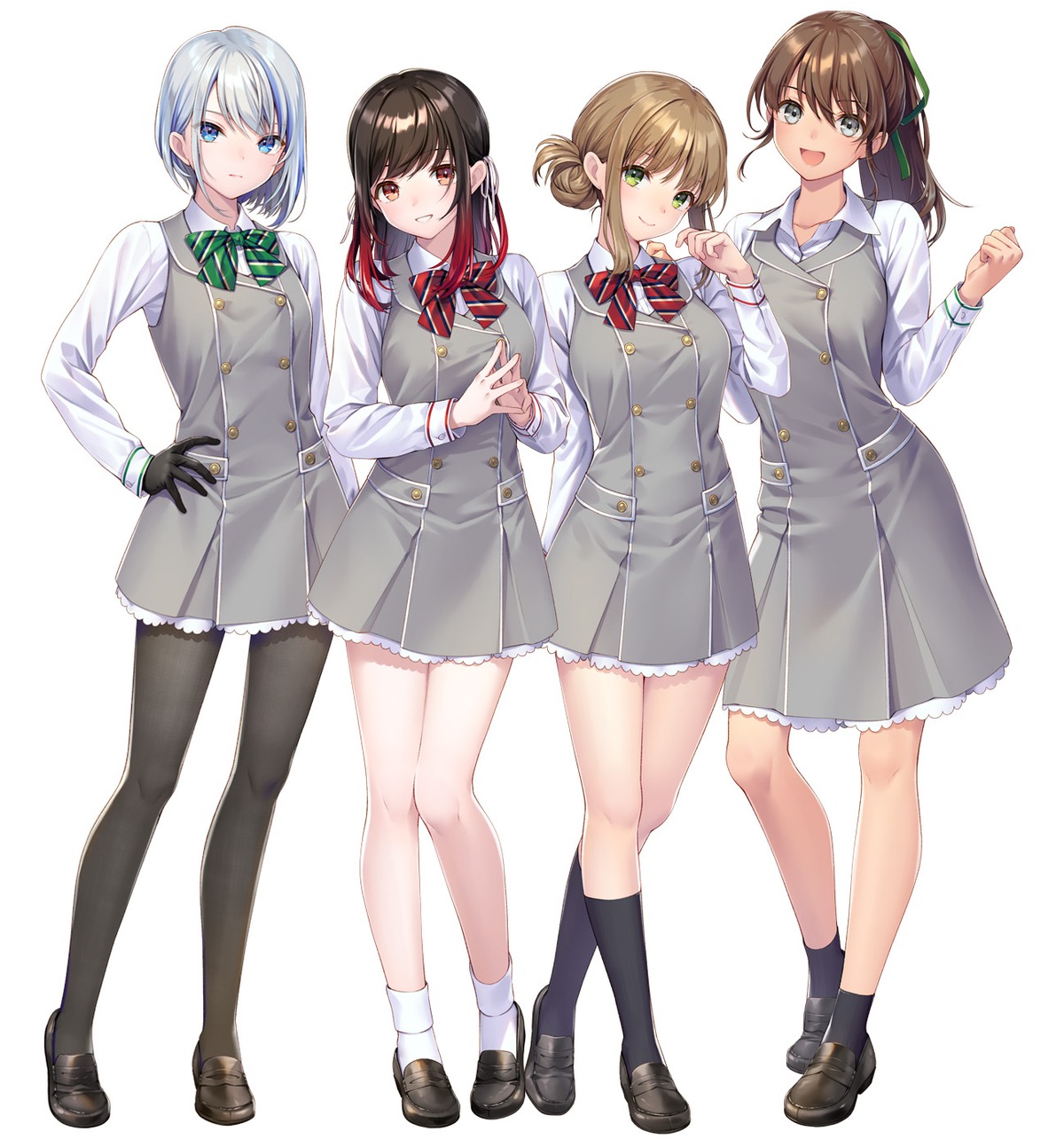 ne-on, pantyhose, seifuku