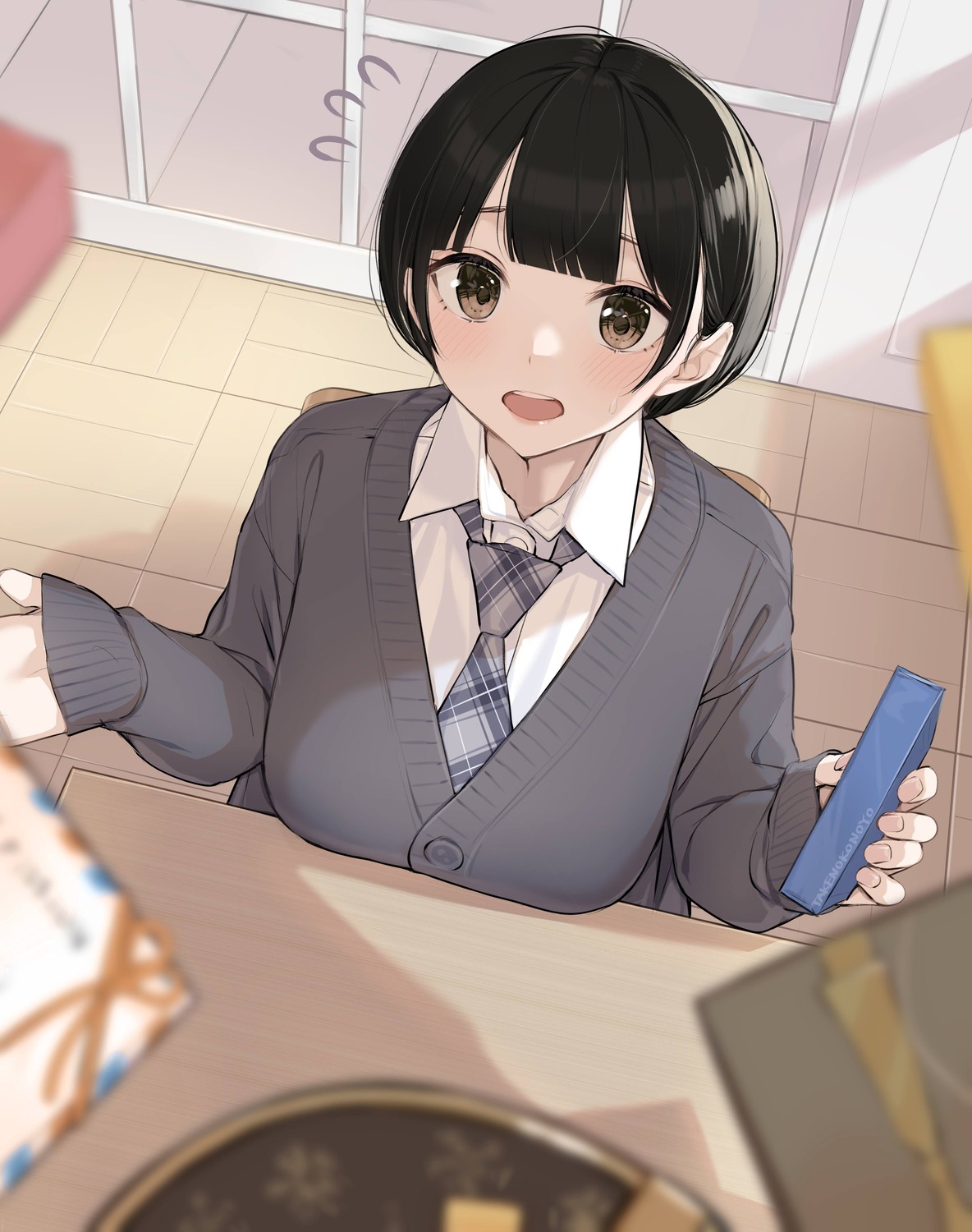 seifuku, sweater, takenoko_no_you