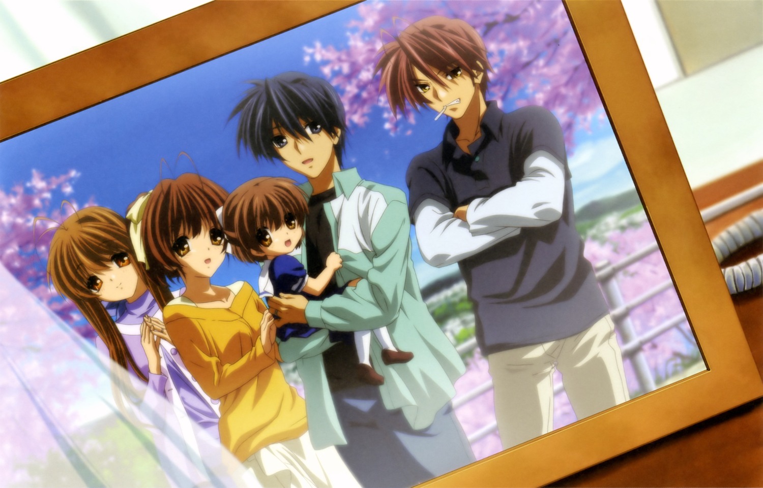 clannad, clannad_after_story, furukawa_akio, furukawa_nagisa, furukawa_sanae, ikeda_kazumi, okazaki_tomoya, okazaki_ushio