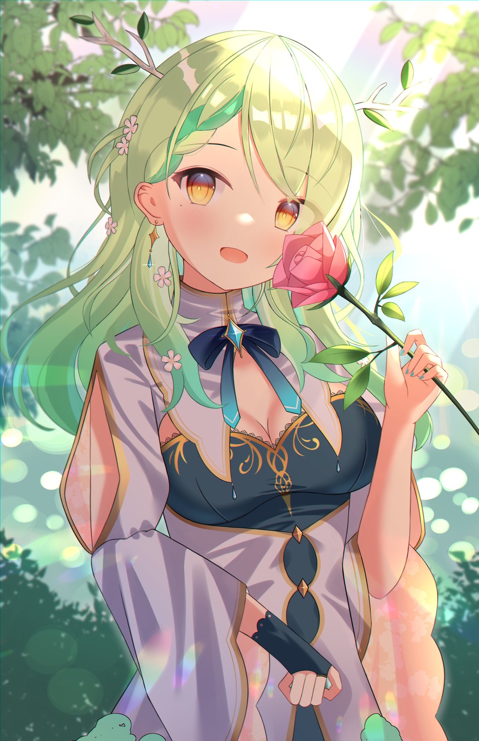ceres_fauna, dress, hololive, hololive_english, horns, kawaiipony2
