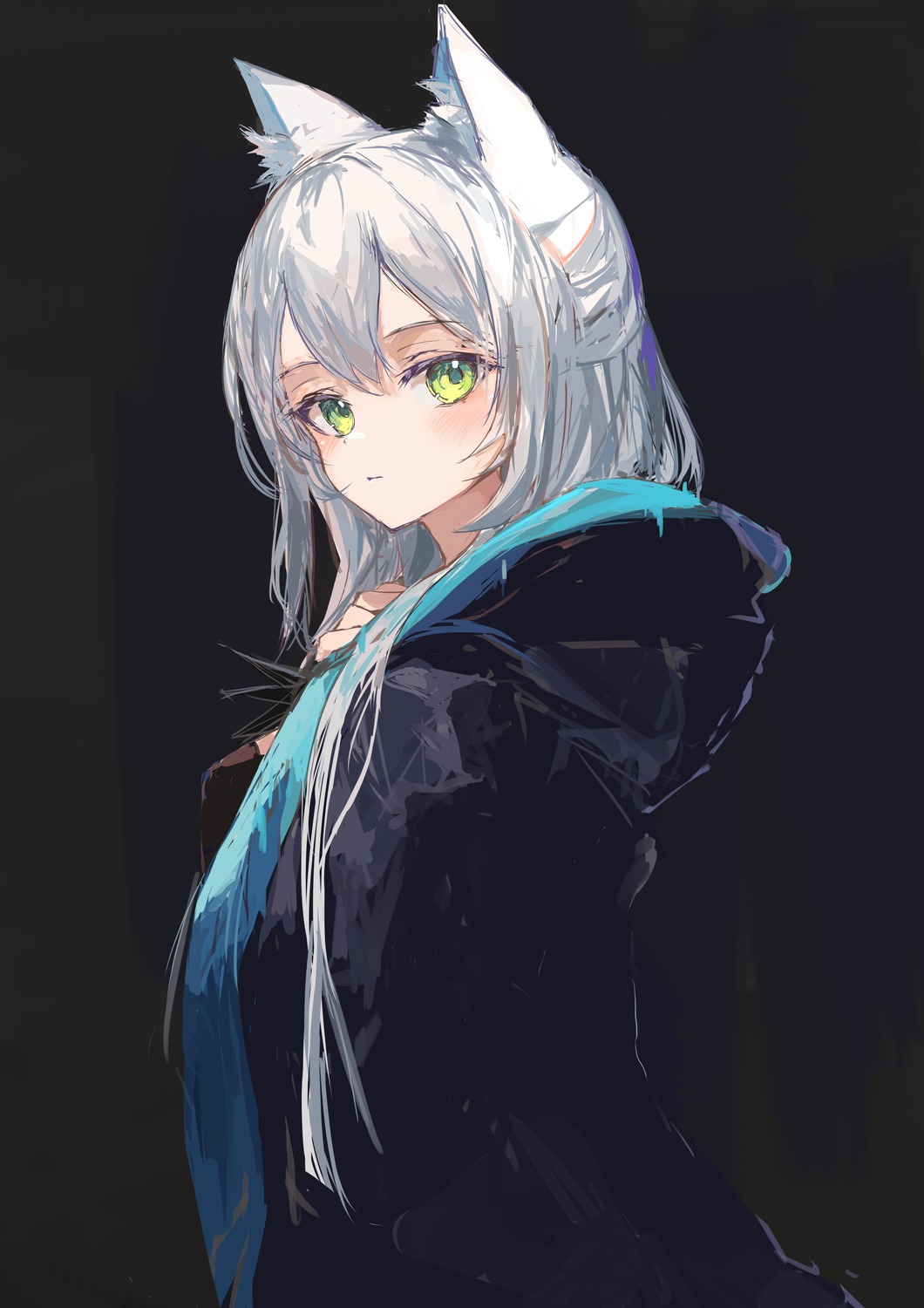 animal_ears, arknights, ichika_(ichika87), nekomimi, rosmontis_(arknights)