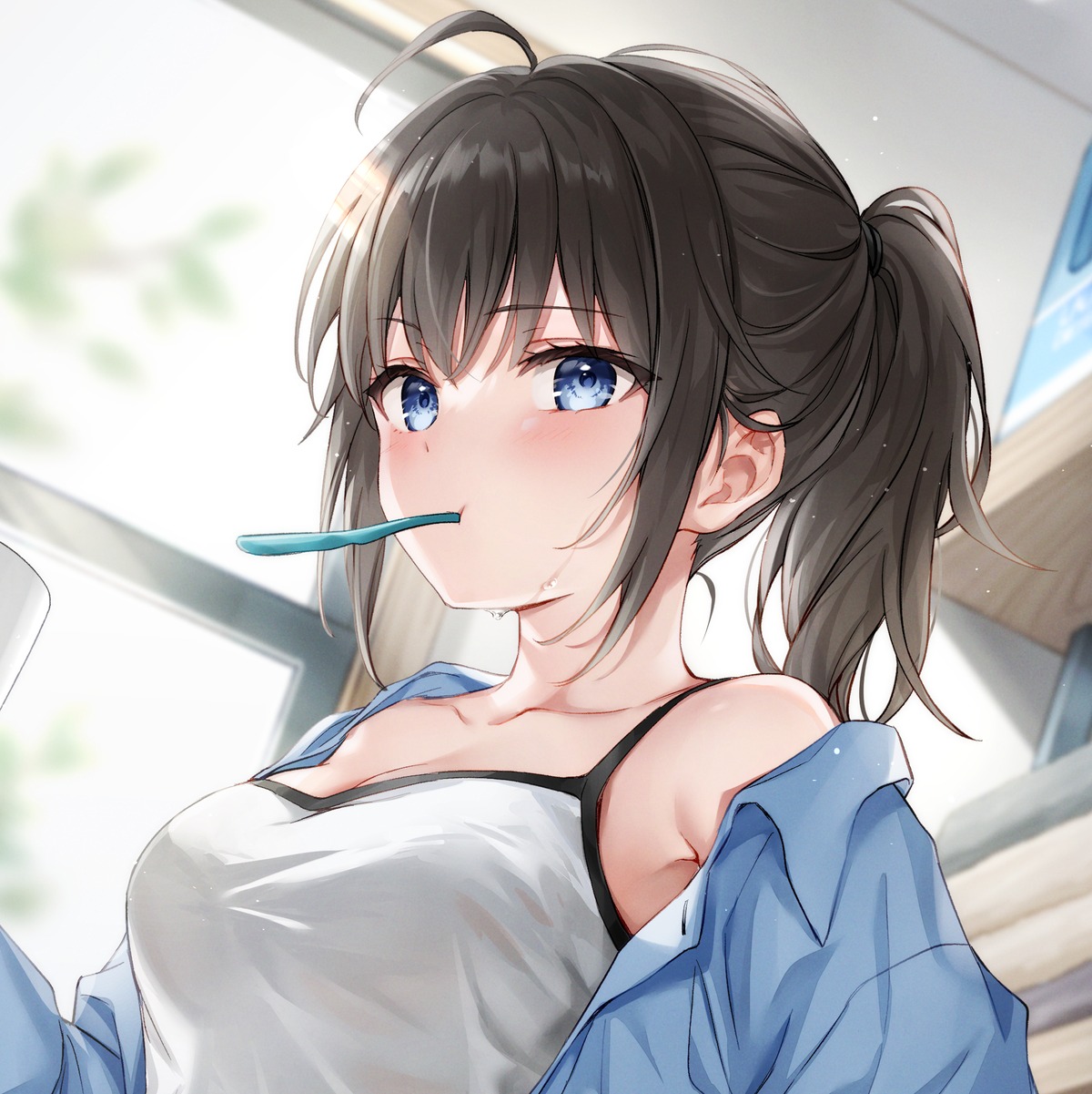 cleavage, hige_neko