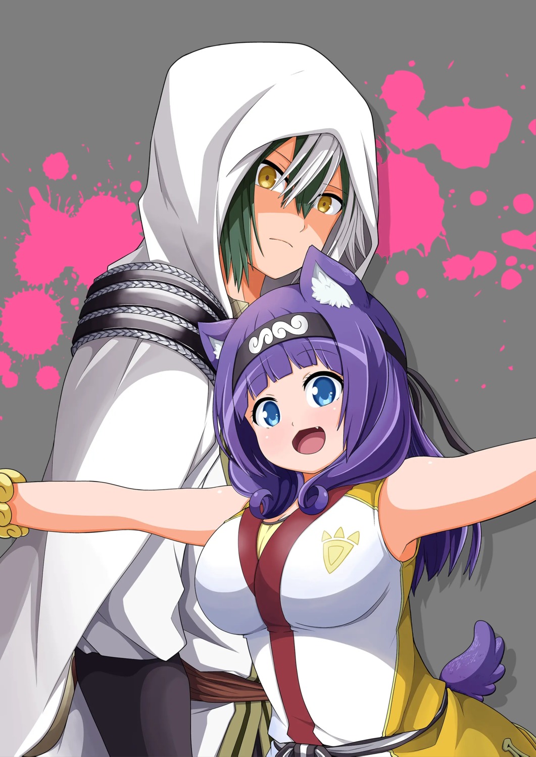 animal_ears, futoku_no_guild, hitamu_kyan, kikuru_madan, tagme, tail, transparent_png