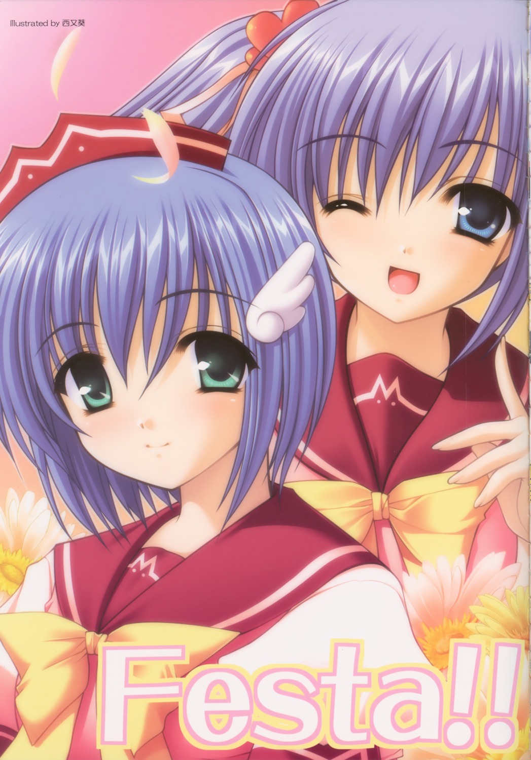 chikami_futaba, chikami_nanako, festa!!_-hyper_girls_pop-, nishimata_aoi, seifuku