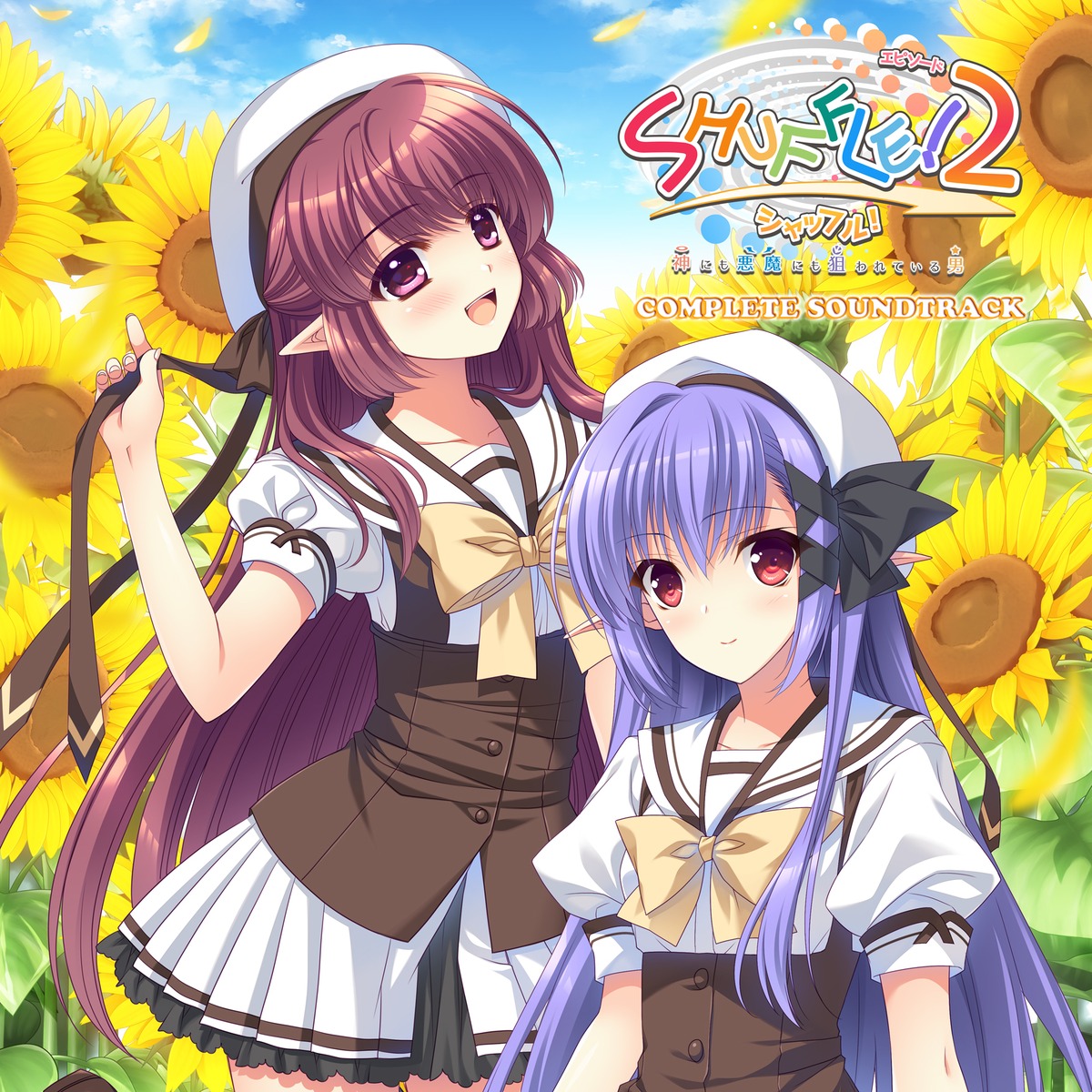 disc_cover, lithia, navel, nelia, nishimata_aoi, pointy_ears, seifuku, shuffle