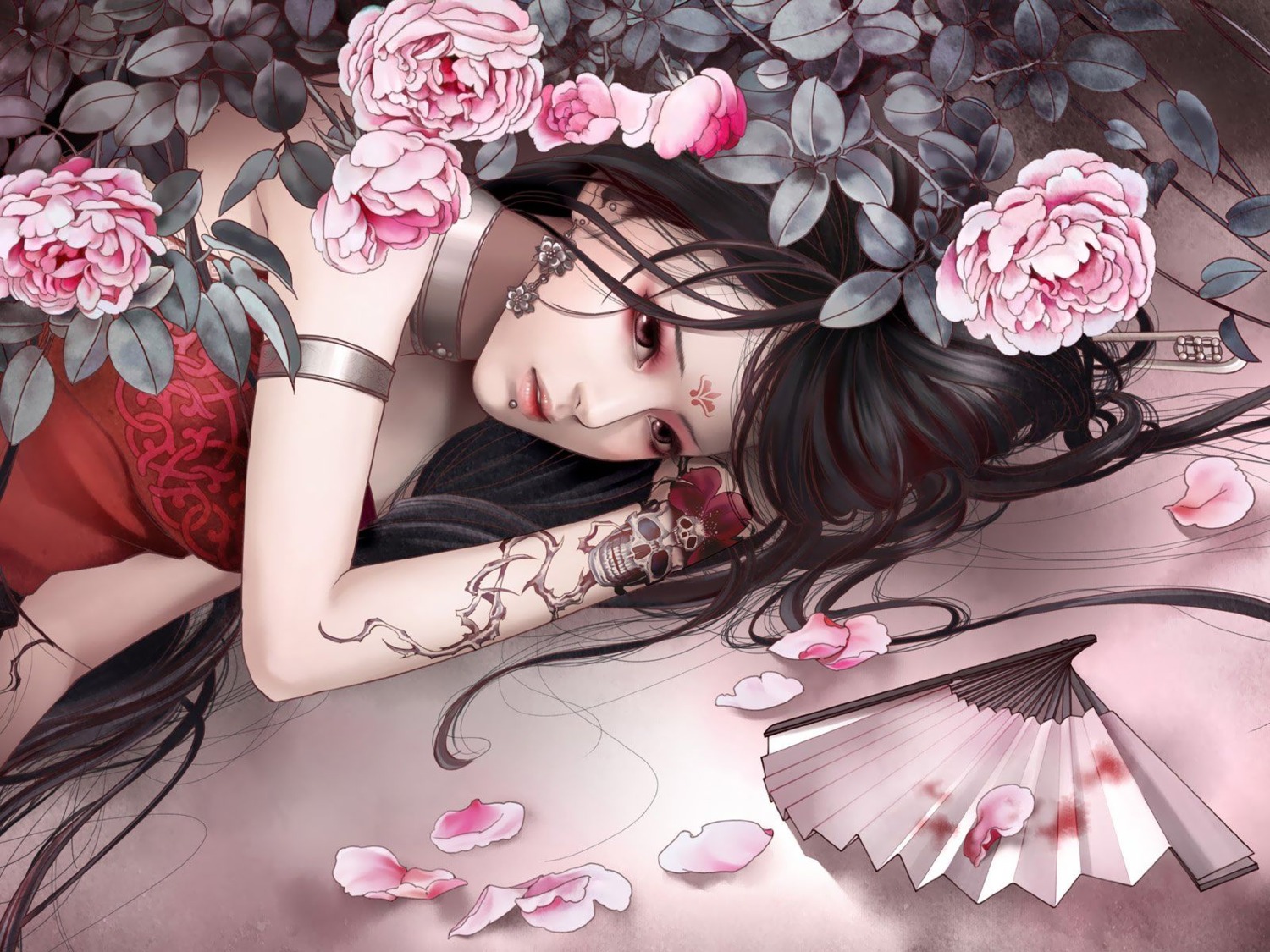 dress, wallpaper, zhang_xiaobai