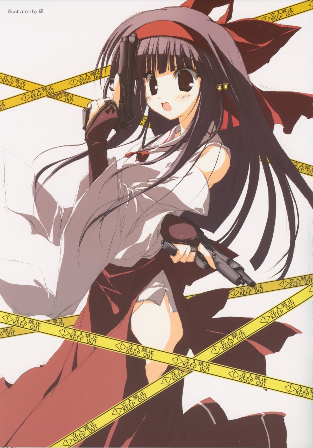 festa!!_-hyper_girls_pop-, gun, kounji_rin, miko, suzuri