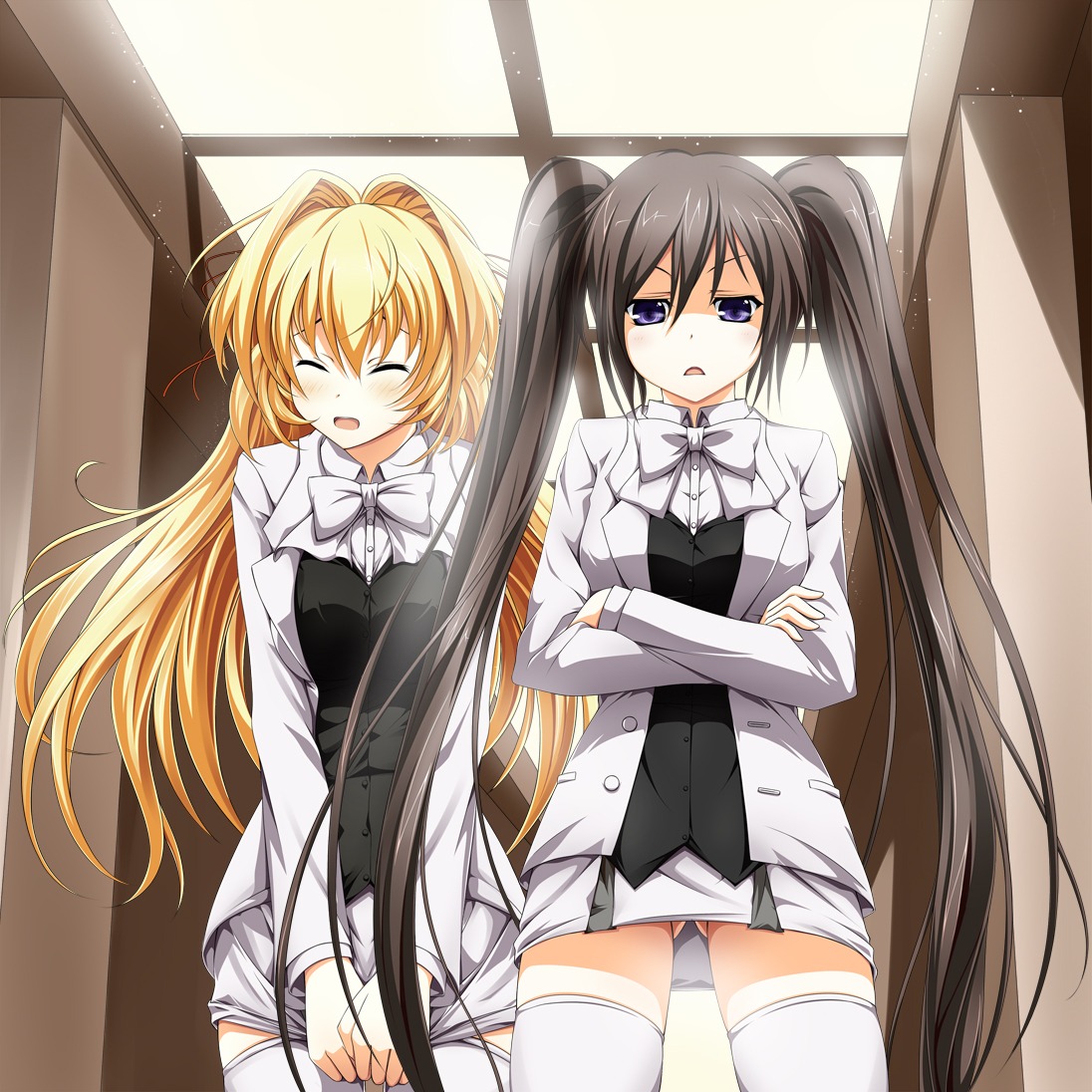 ada_vessalius, alice_(pandora_hearts), nekoro, pandora_hearts, thighhighs
