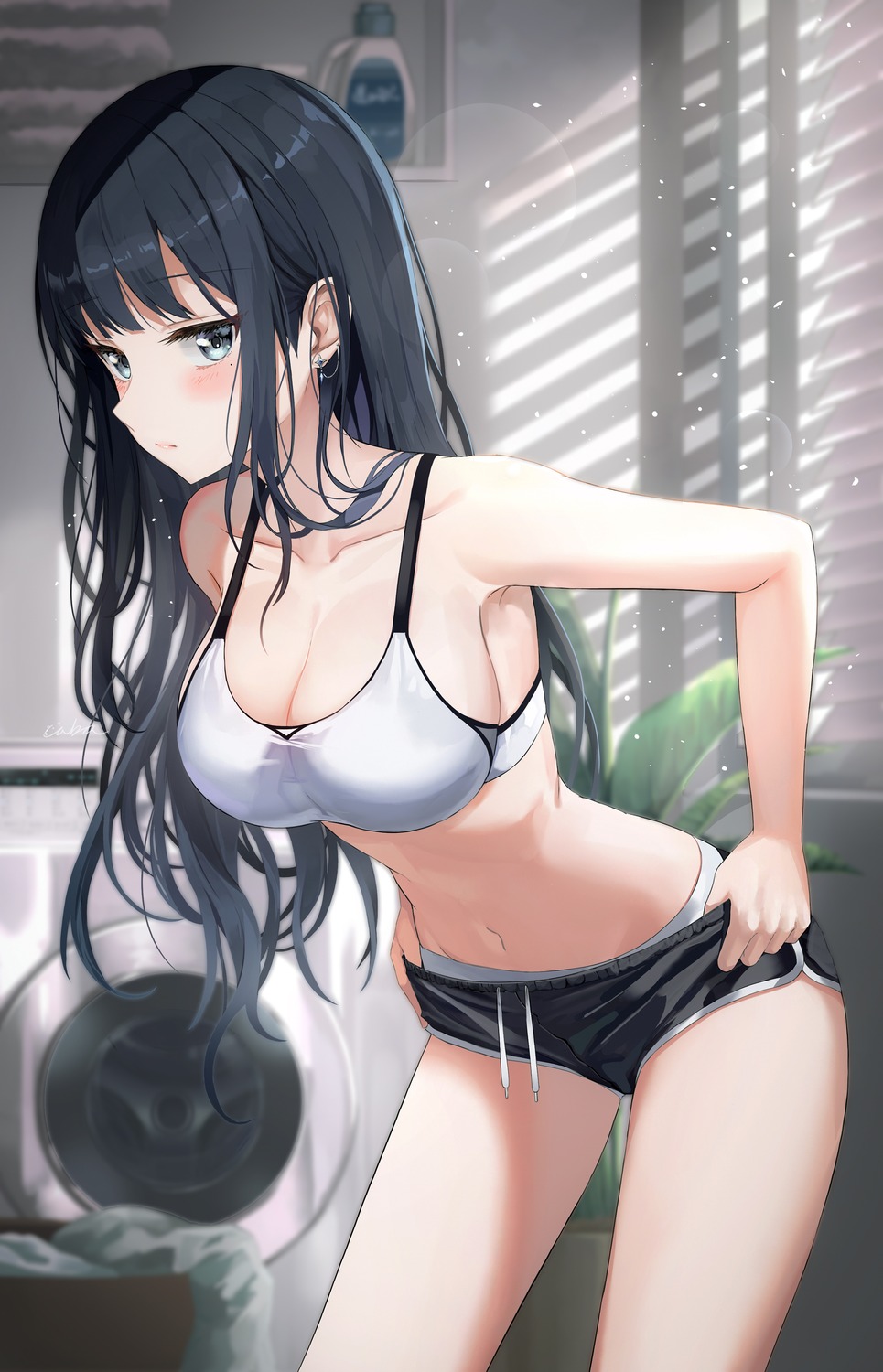 bra, cleavage, minari_(lmina09), pantsu, undressing