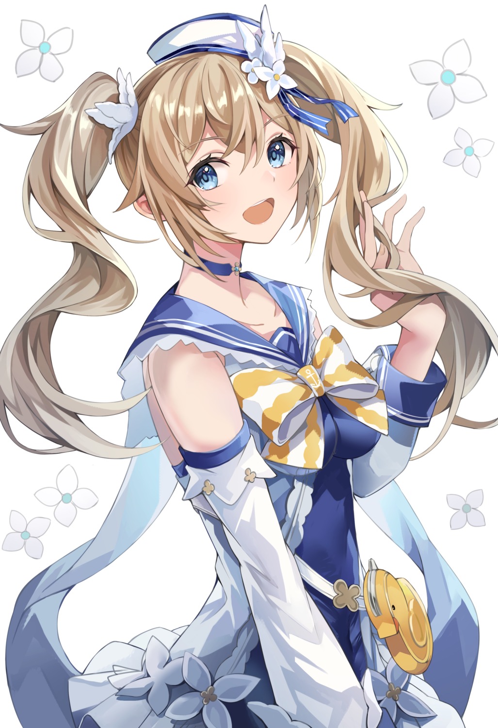 barbara_(genshin_impact), genshin_impact, sukuemon, swimsuits
