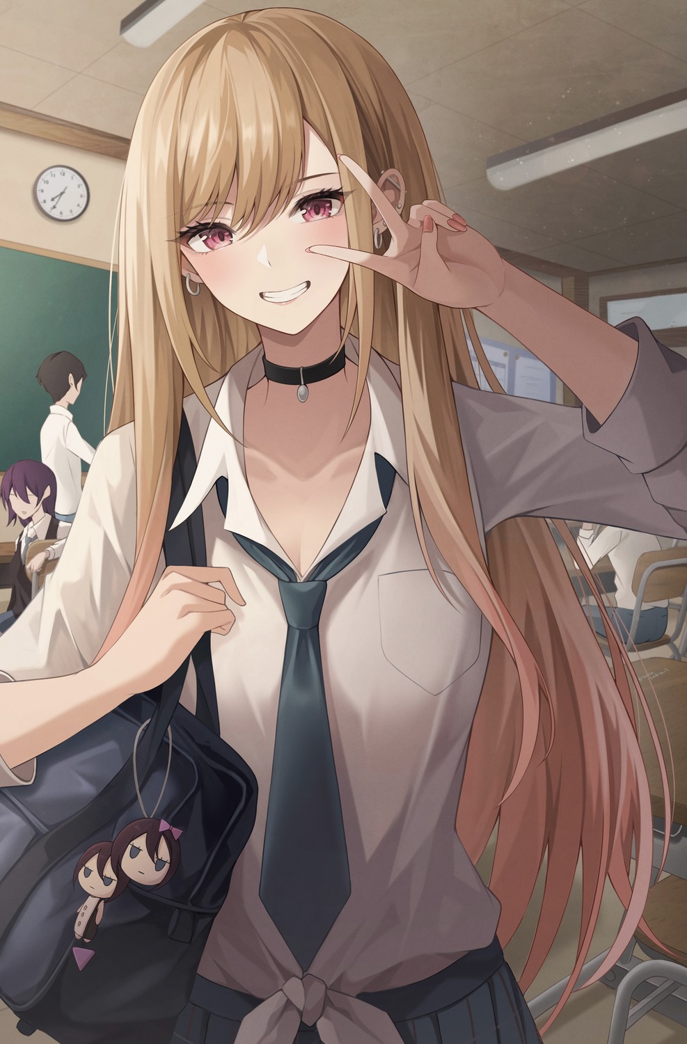 kitagawa_marin, seifuku, sono_bisque_doll_wa_koi_wo_suru, sukuemon