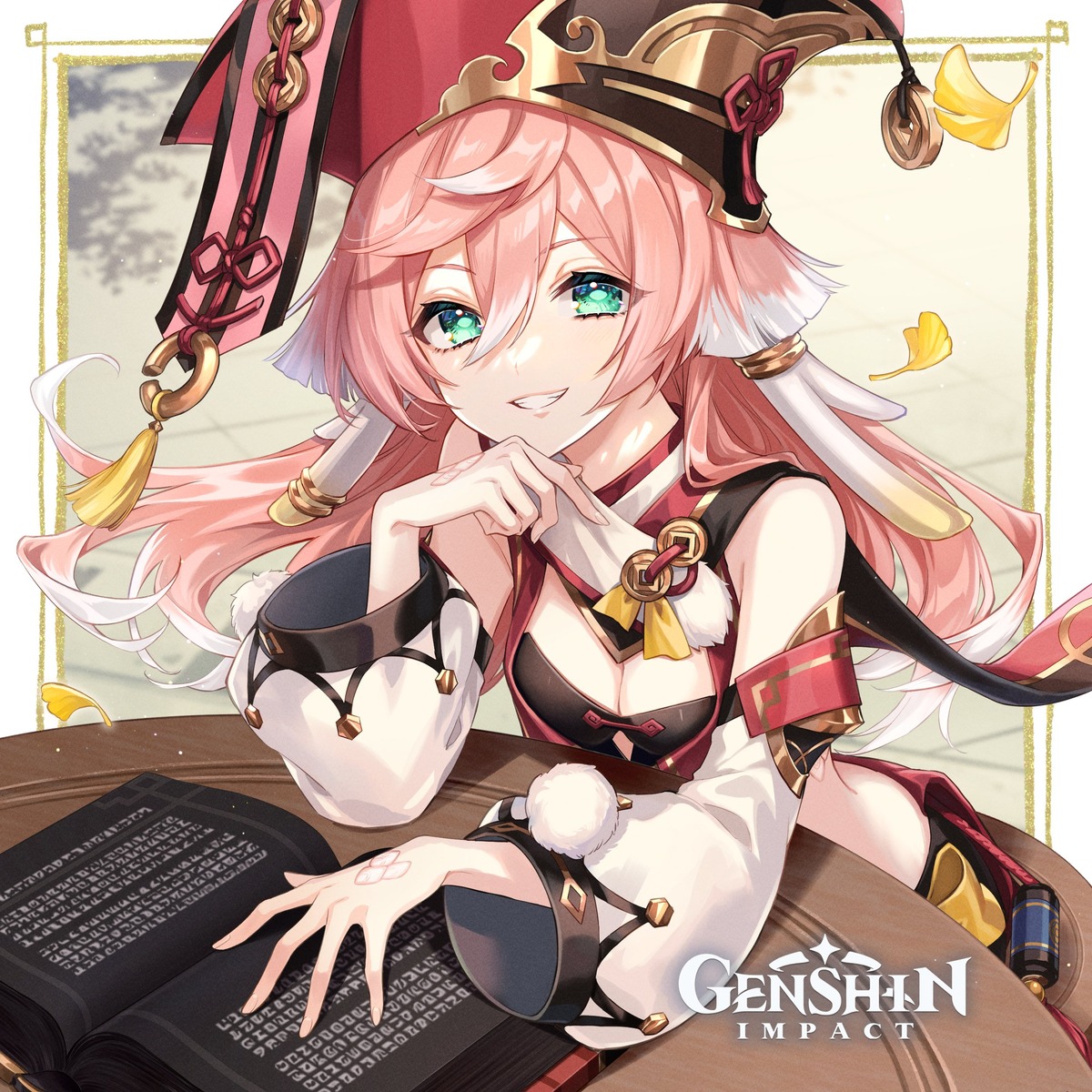 amaichi_esora, asian_clothes, cleavage, genshin_impact, yanfei