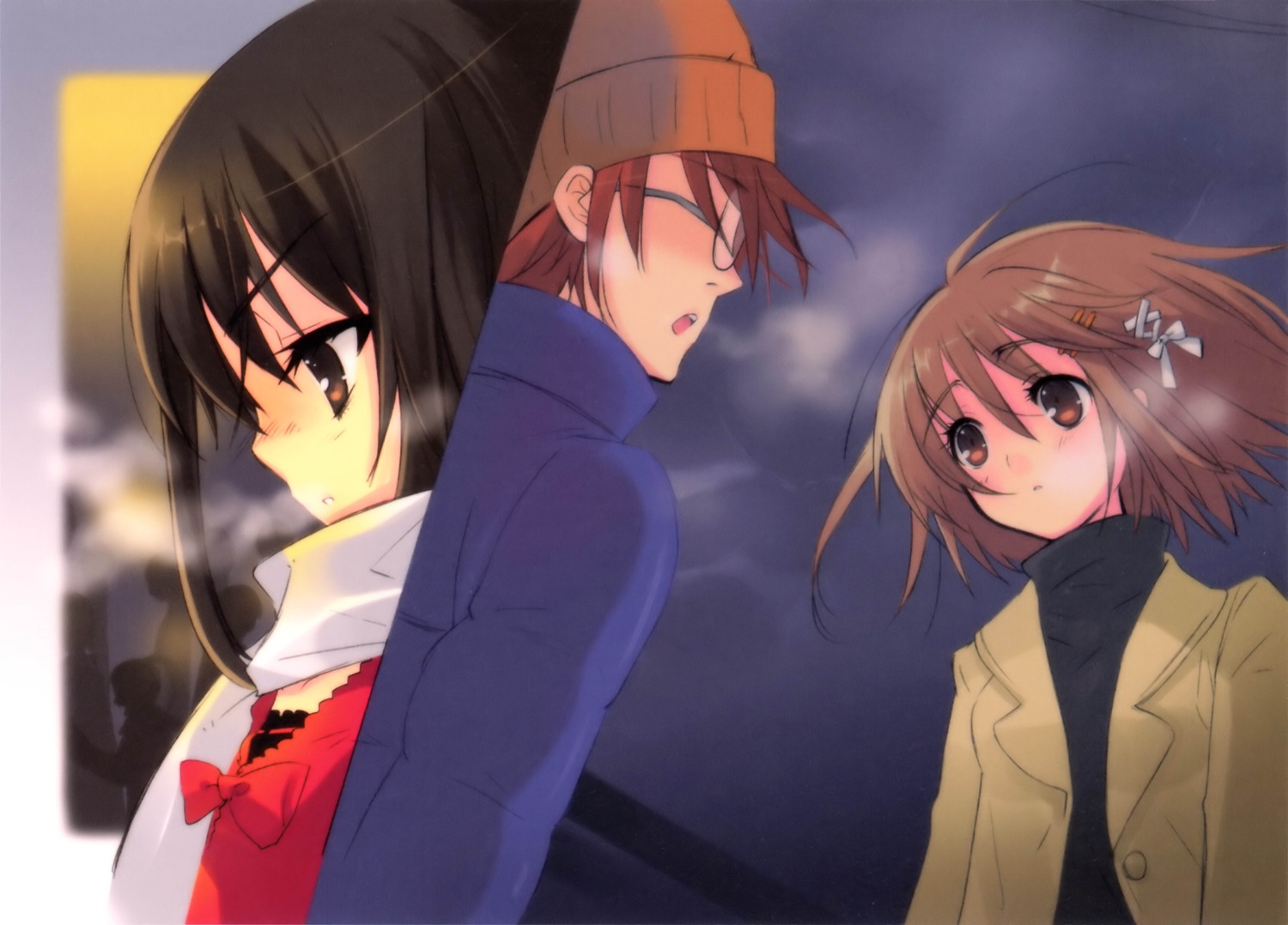 ike_hayato, ito_noizi, megane, screening, shakugan_no_shana, shana, yoshida_kazumi