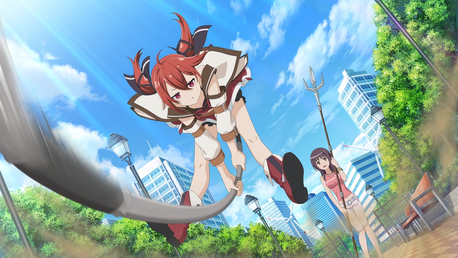 crossover, iris_(shikkaku_mon_no_saikyou_kenja), itsuwa, shikkaku_mon_no_saikyou_kenja, toaru_majutsu_no_index, weapon