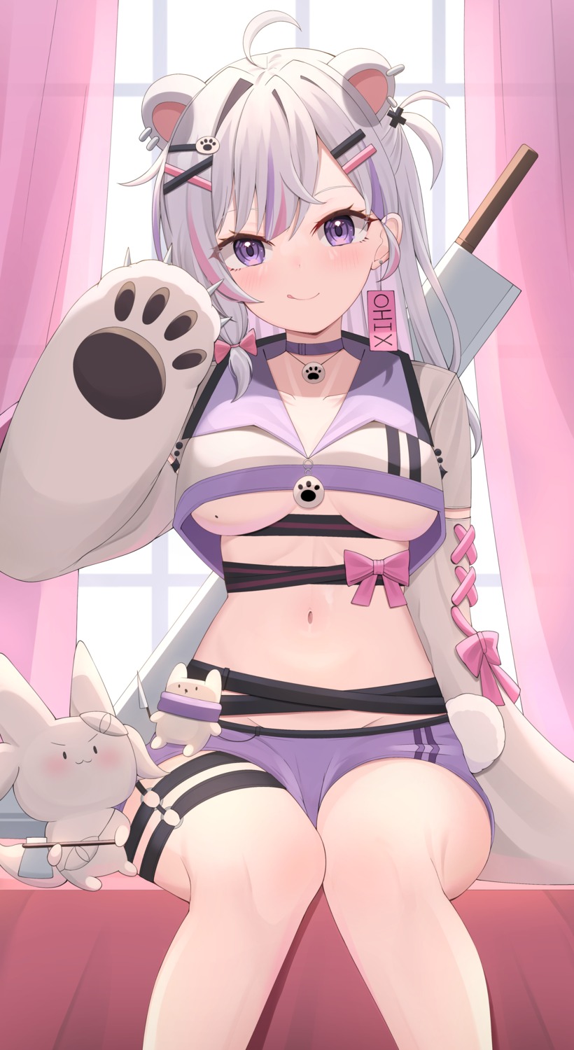 animal_ears, garter, starfox1015, sword, underboob