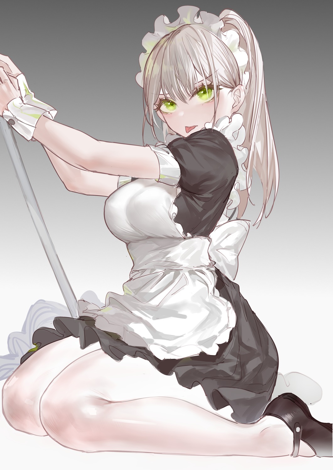 horz, maid, pantyhose, sketch
