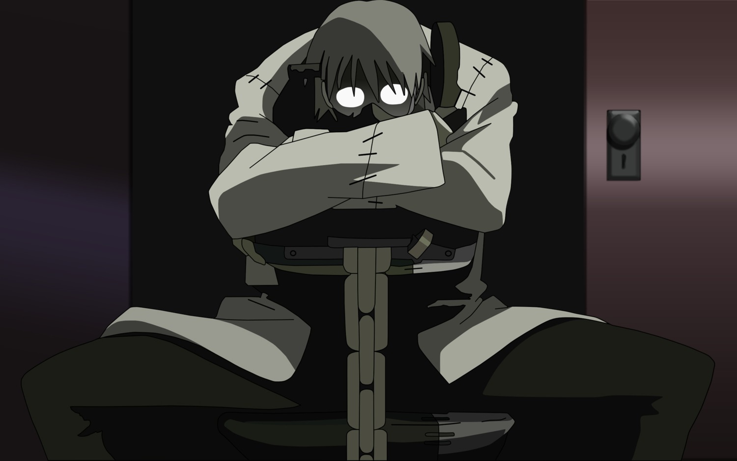 dr_franken_stein, male, soul_eater, vector_trace, wallpaper