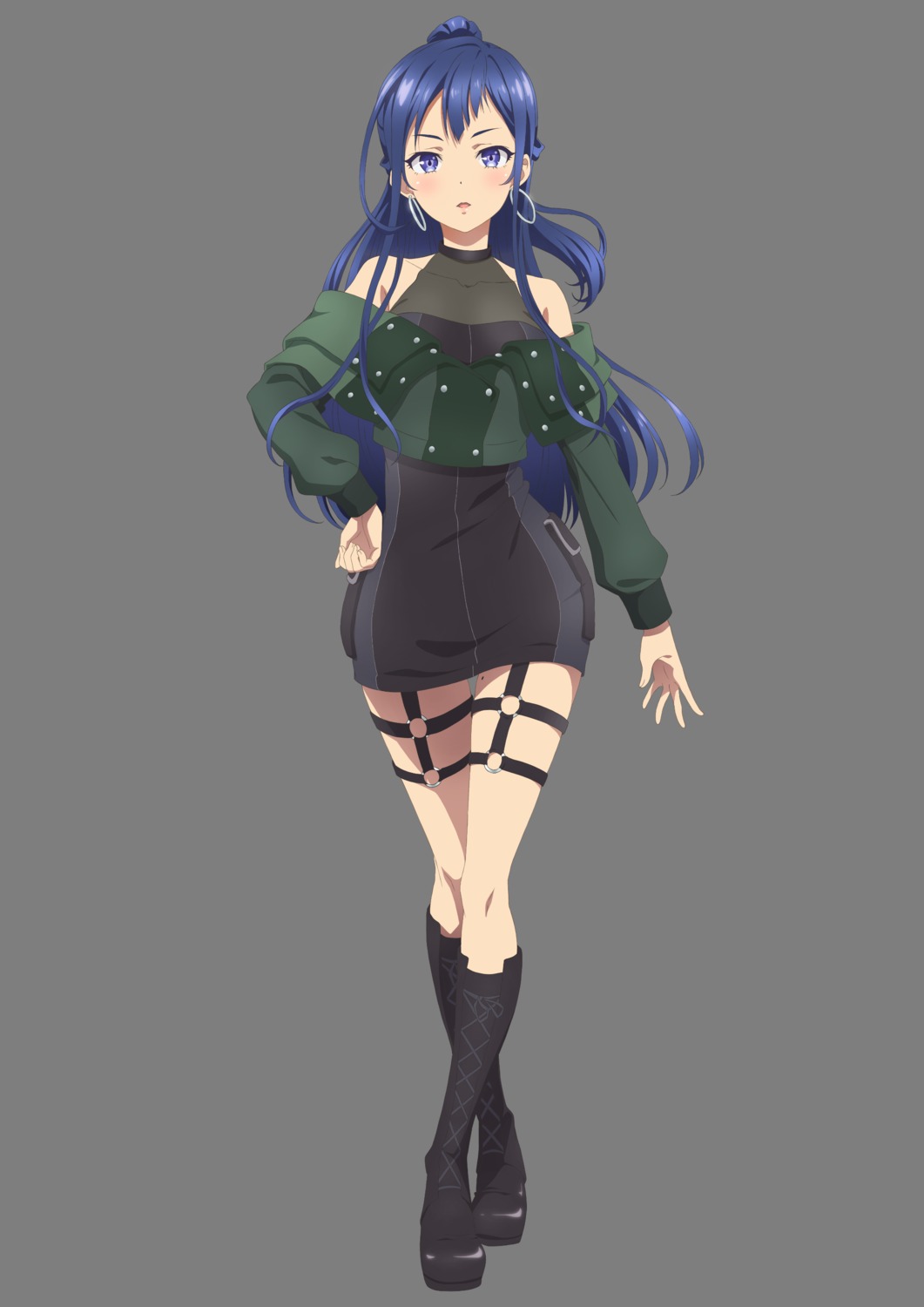 dress, garter, kurogane_ren, see_through, shine_post, transparent_png