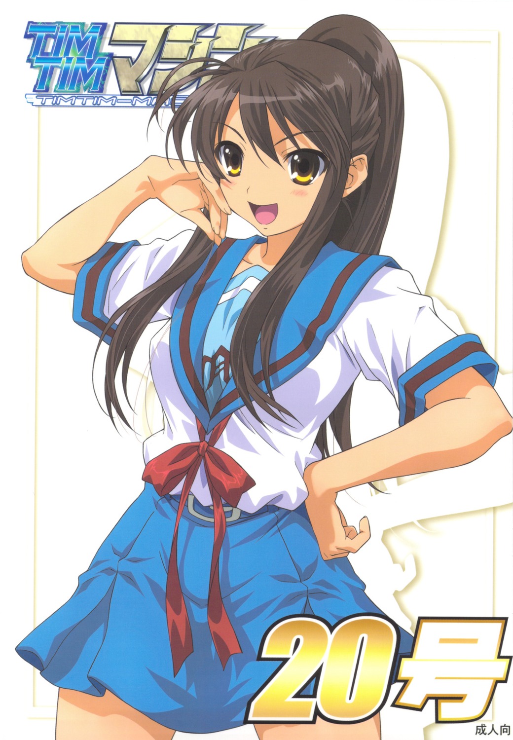 genderswap, kyon, kyonko, seifuku, suzumiya_haruhi_no_yuuutsu, tim_tim_machine