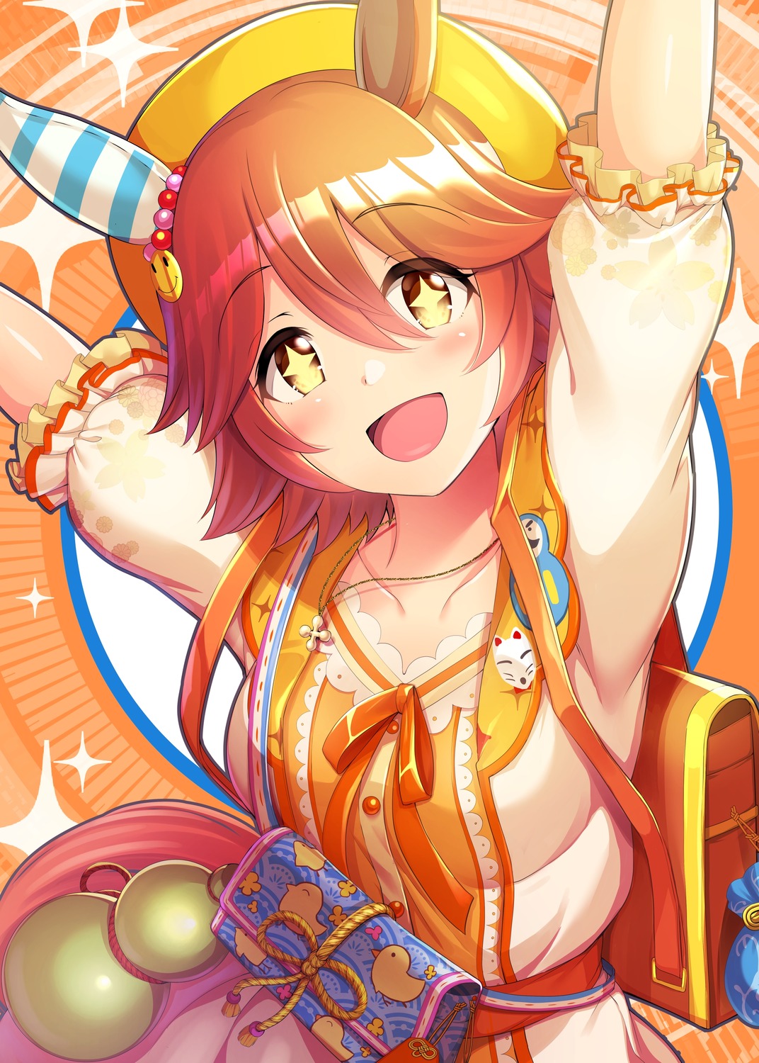 animal_ears, matikanefukukitaru_(umamusume), ment, tail, uma_musume_pretty_derby, uniform