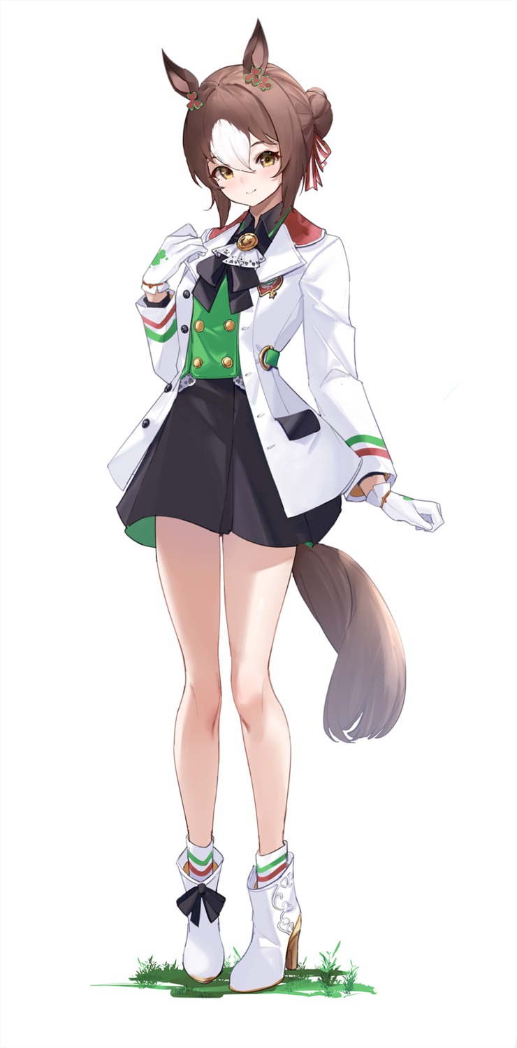 animal_ears, fine_motion_(umamusume), majo_(pastamajo), tail, uma_musume_pretty_derby, uniform