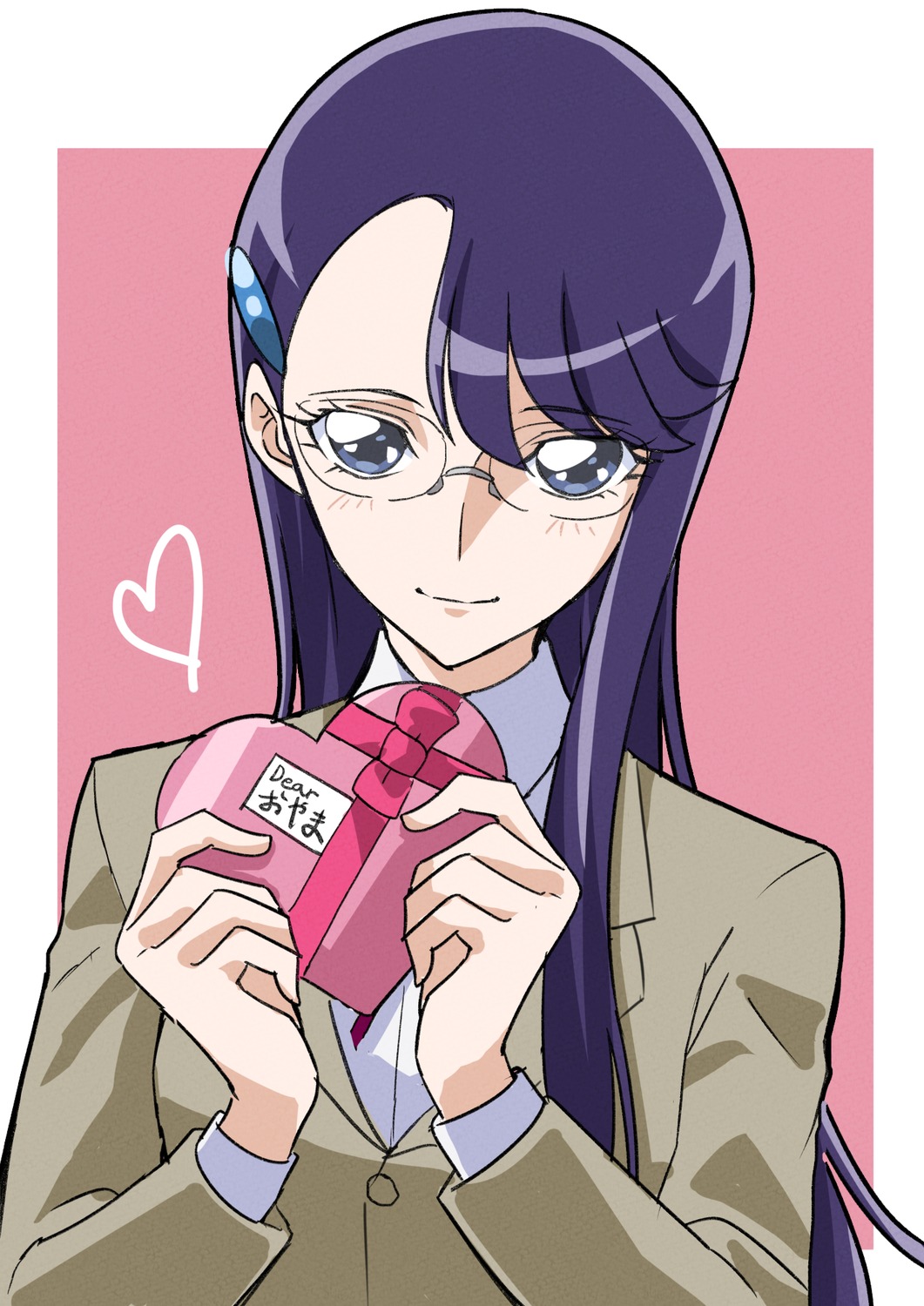 heartcatch_precure!, megane, precure, seifuku, tsukikage_oyama, tsukikage_yuri, valentine