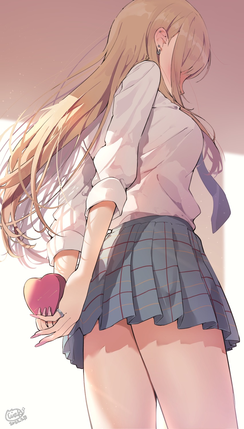 kitagawa_marin, neki_(wakiko), seifuku, sono_bisque_doll_wa_koi_wo_suru, valentine