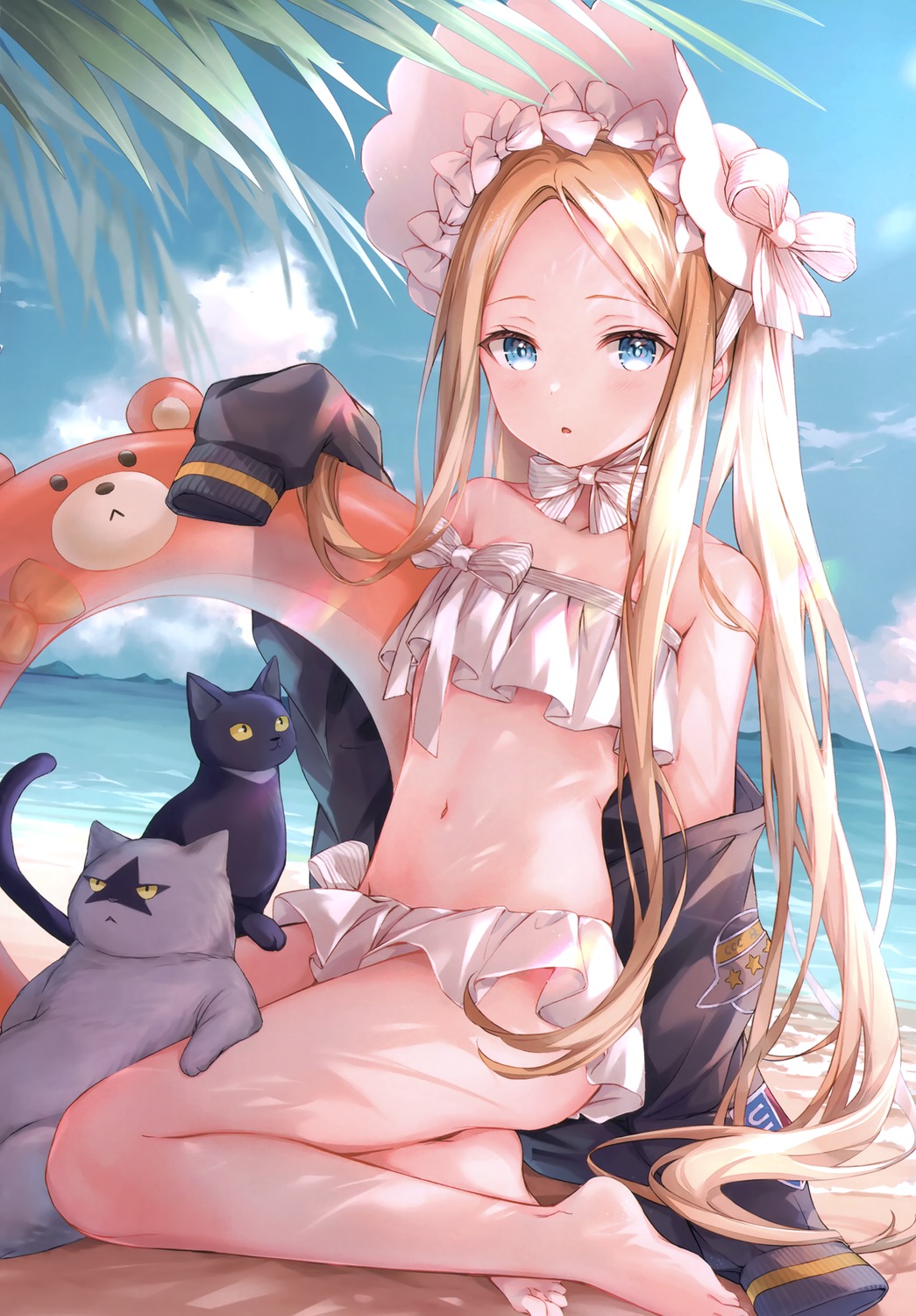 abigail_williams_(fate), bikini, fate/grand_order, hige_neko, neko_no_niwa, swimsuits