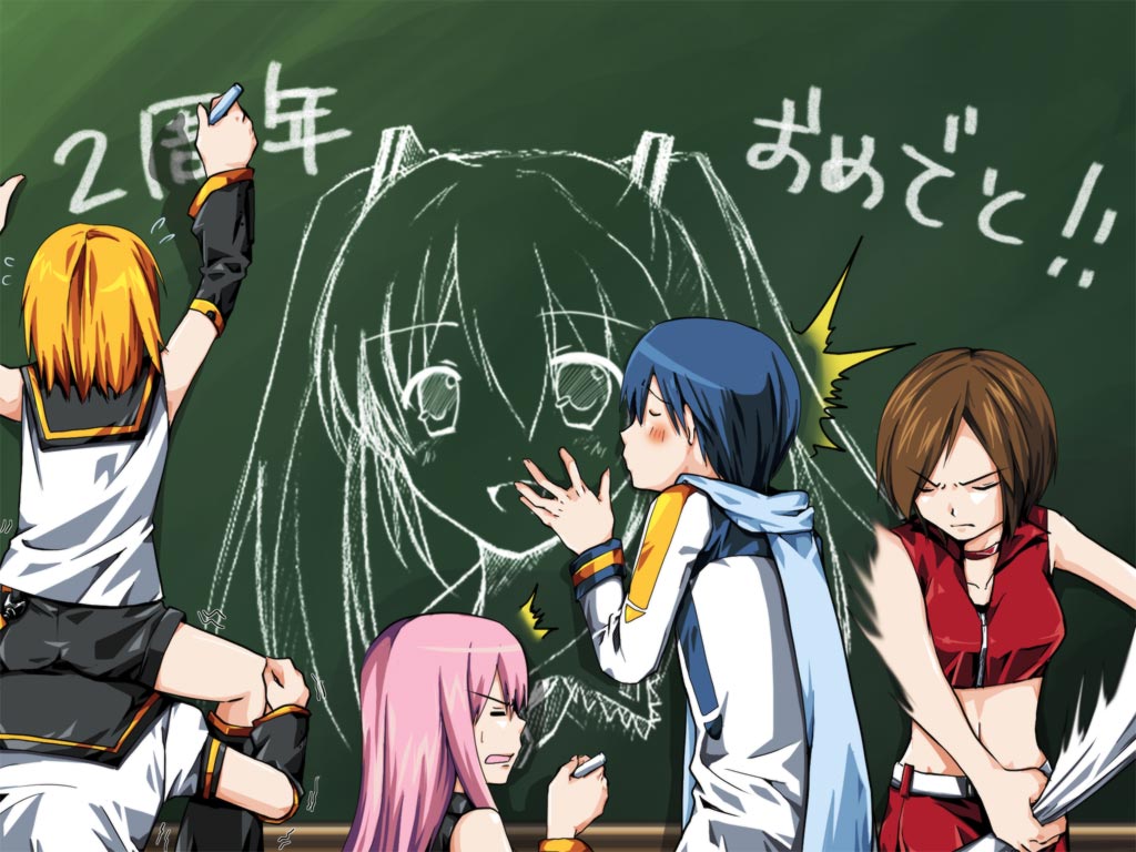 halto, hatsune_miku, kagamine_len, kagamine_rin, kaito, megurine_luka, meiko, vocaloid, wallpaper