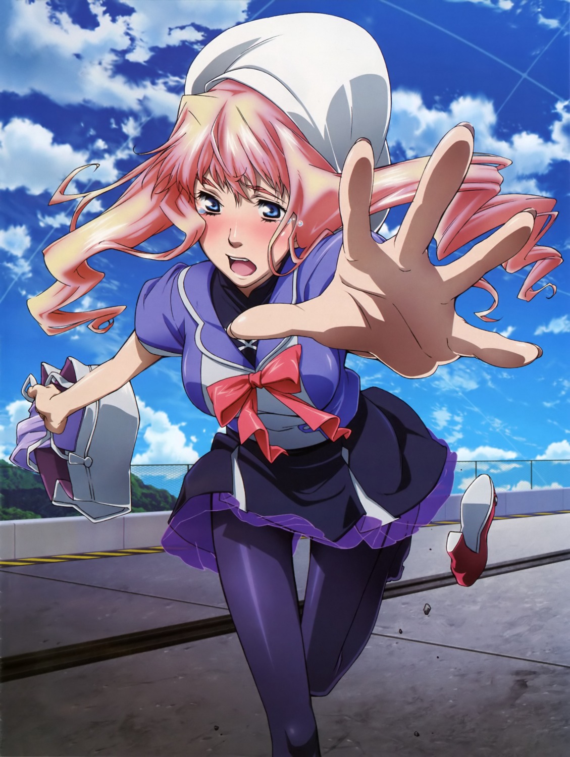 macross, macross_frontier, mamezuka_takashi, pantyhose, sheryl_nome