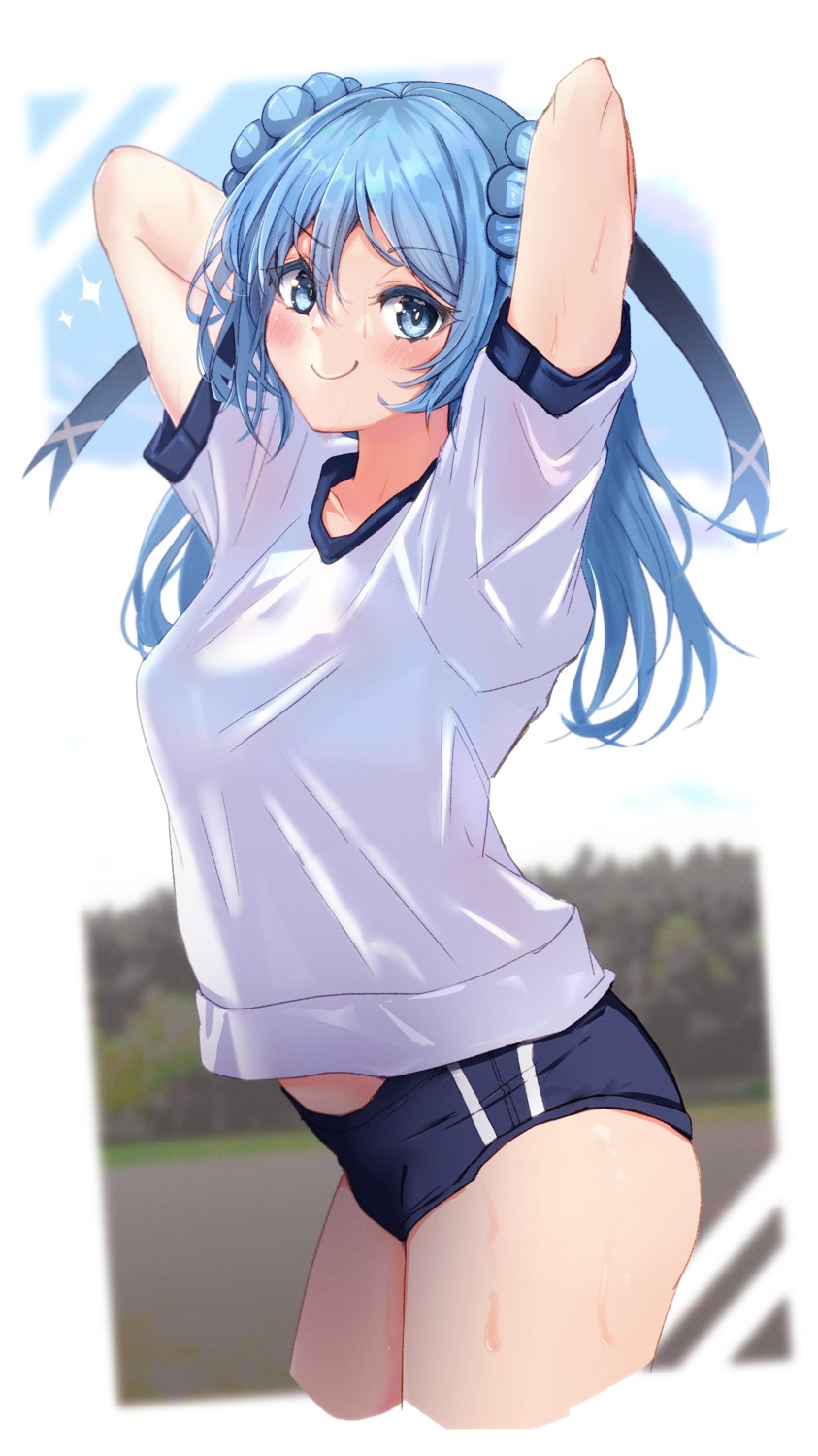 bra, buruma, gym_uniform, kantai_collection, see_through, toketa-sekai, urakaze_(kancolle)
