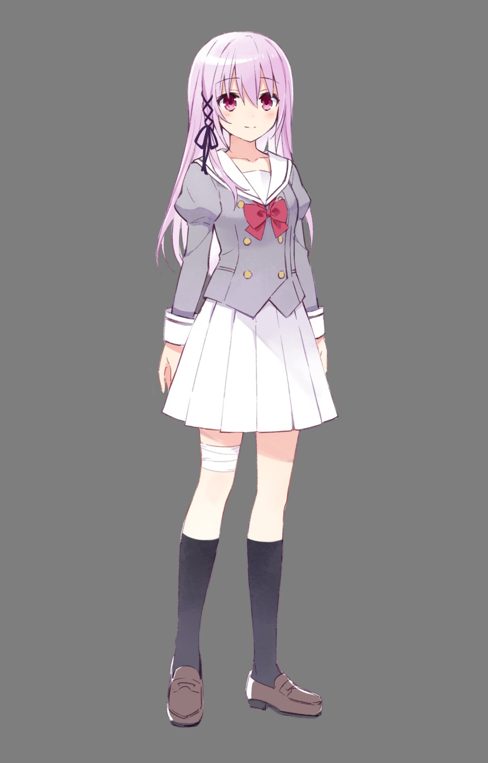 bandages, engage_kiss, kisara_(engage_kiss), seifuku, tagme, transparent_png