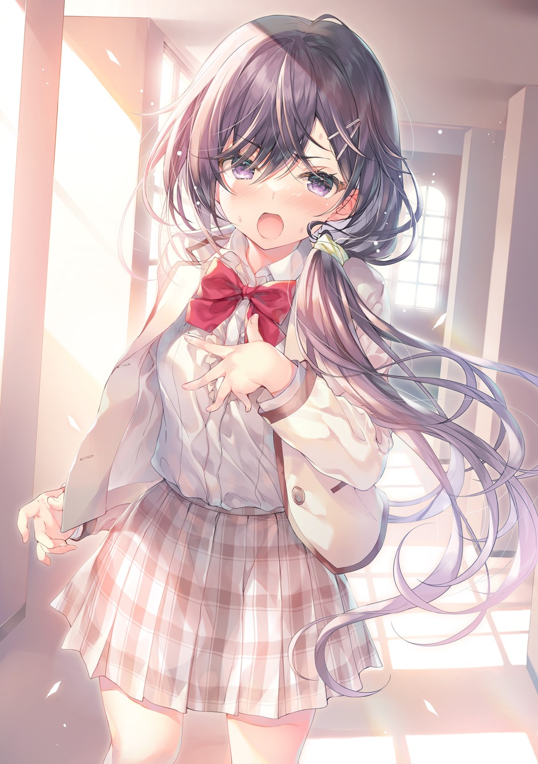 miwabe_sakura, miyakojima_narika, saijo_no_osewa, seifuku