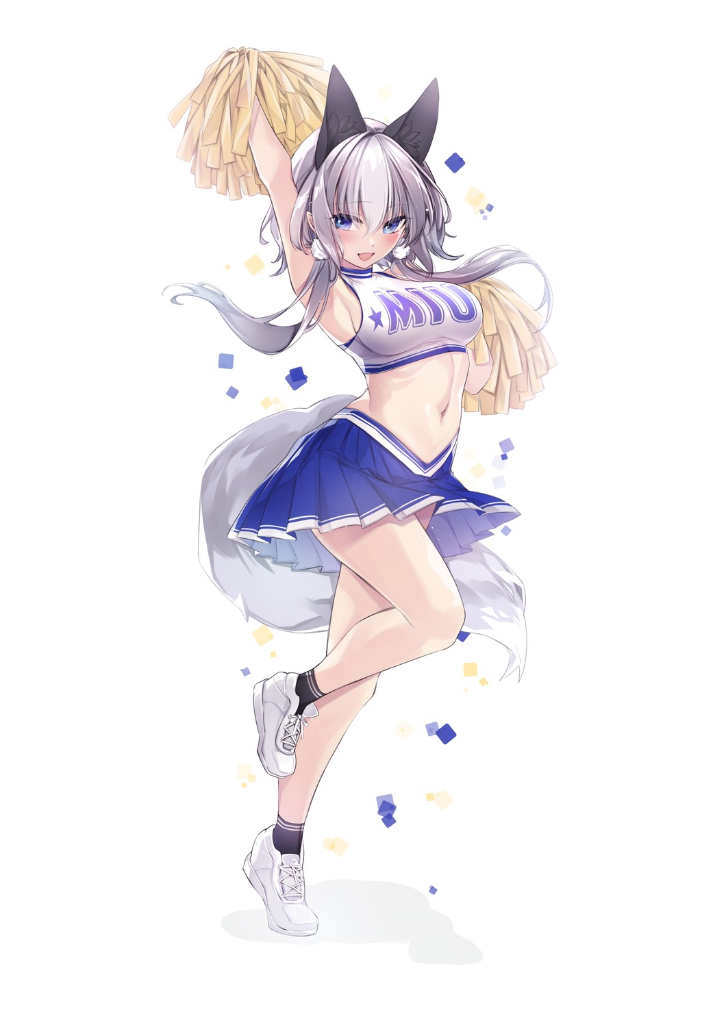 animal_ears, cheerleader, tail, uniform, yukibuster