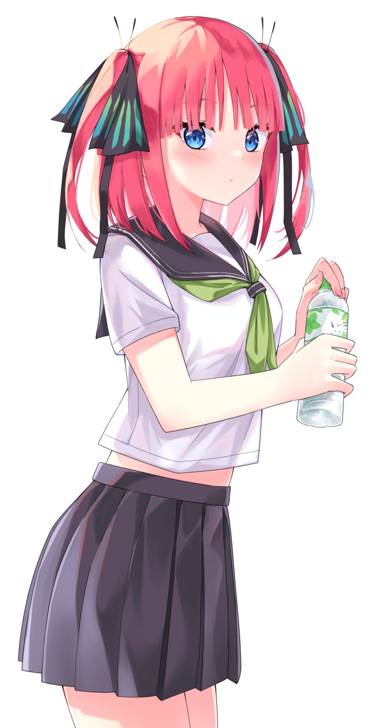 5-toubun_no_hanayome, nakano_nino, profnote, see_through, seifuku
