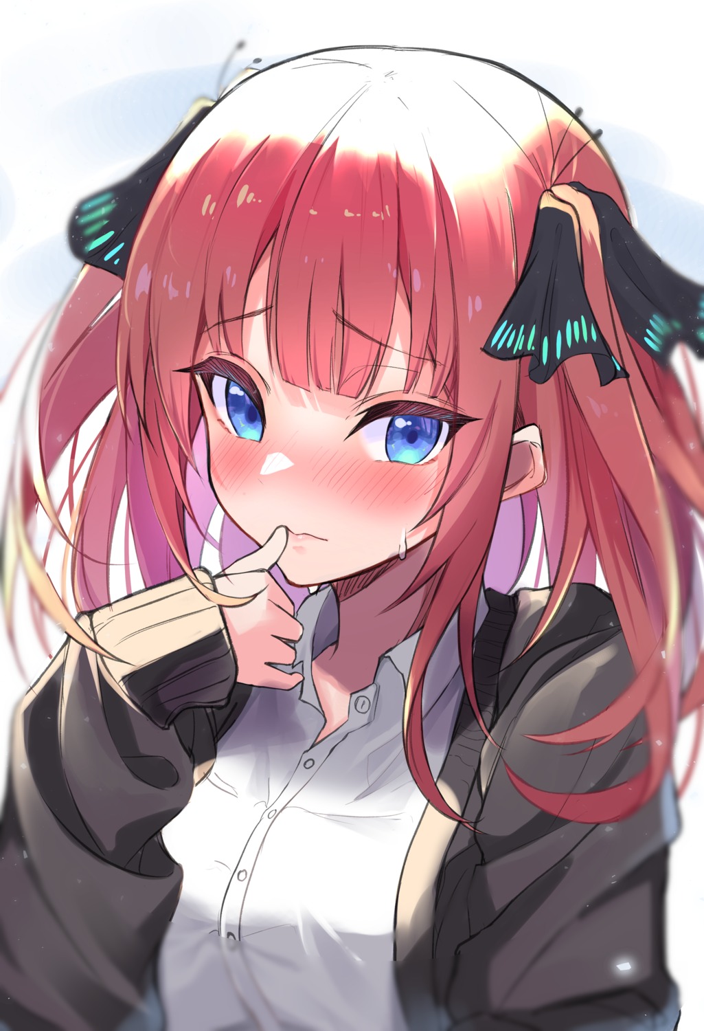 5-toubun_no_hanayome, nakano_nino, seifuku, sweater, toki_(pixiv_53312989)