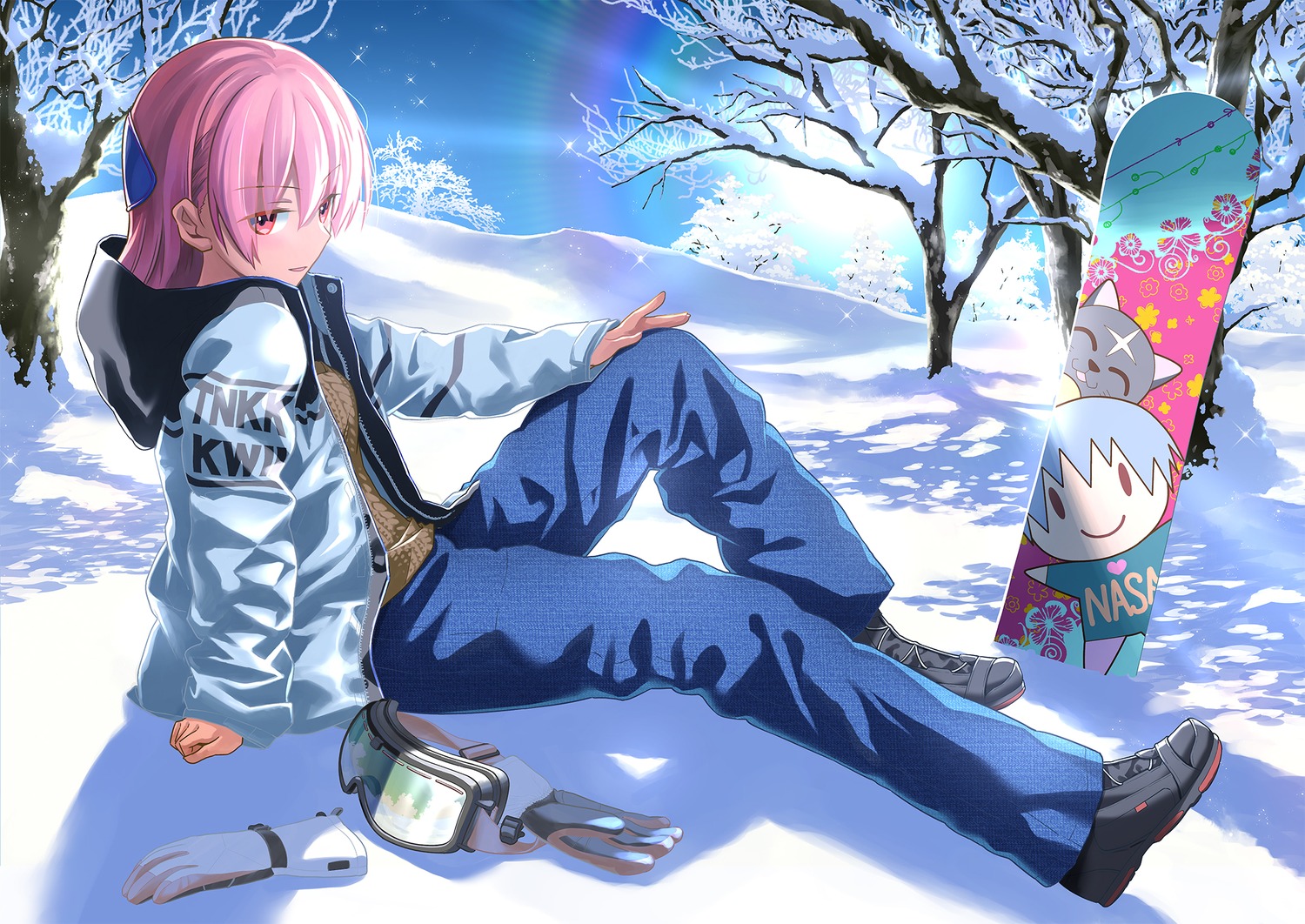 animal_ears, hata_kenjirou, nekomimi, sweater, tonikaku_kawaii, yuzaki_tsukasa