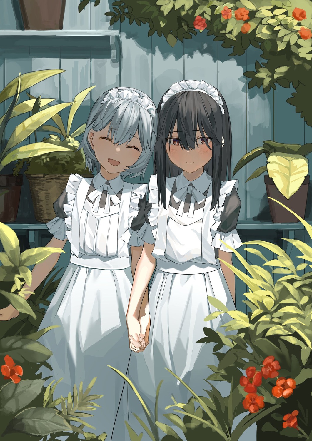 maid, sen_(sennosenn1127), yuri