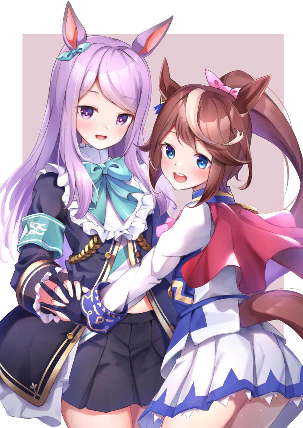 animal_ears, mejiro_mcqueen_(umamusume), tail, tokai_teio_(umamusume), tsujiya_okuyasu, uma_musume_pretty_derby, uniform