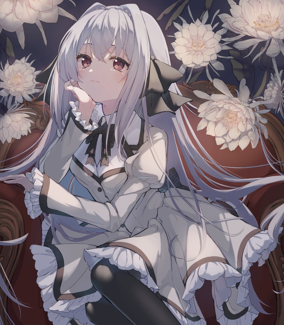 coffee1223, pantyhose, sakurakouji_luna, seifuku, tsuki_ni_yorisou_otome_no_sahou