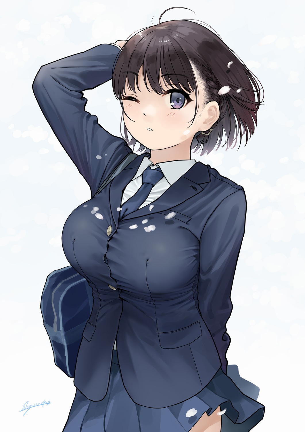 ai-chan_(getsuyoubi_no_tawawa), getsuyoubi_no_tawawa, kaedeko_(kaedelic), seifuku