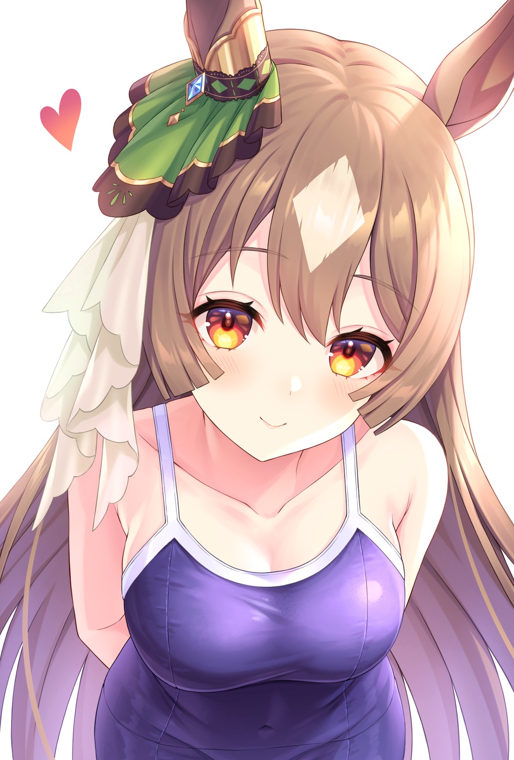 animal_ears, satono_diamond_(umamusume), school_swimsuit, swimsuits, tomo_(tmtm_mf_mf), uma_musume_pretty_derby