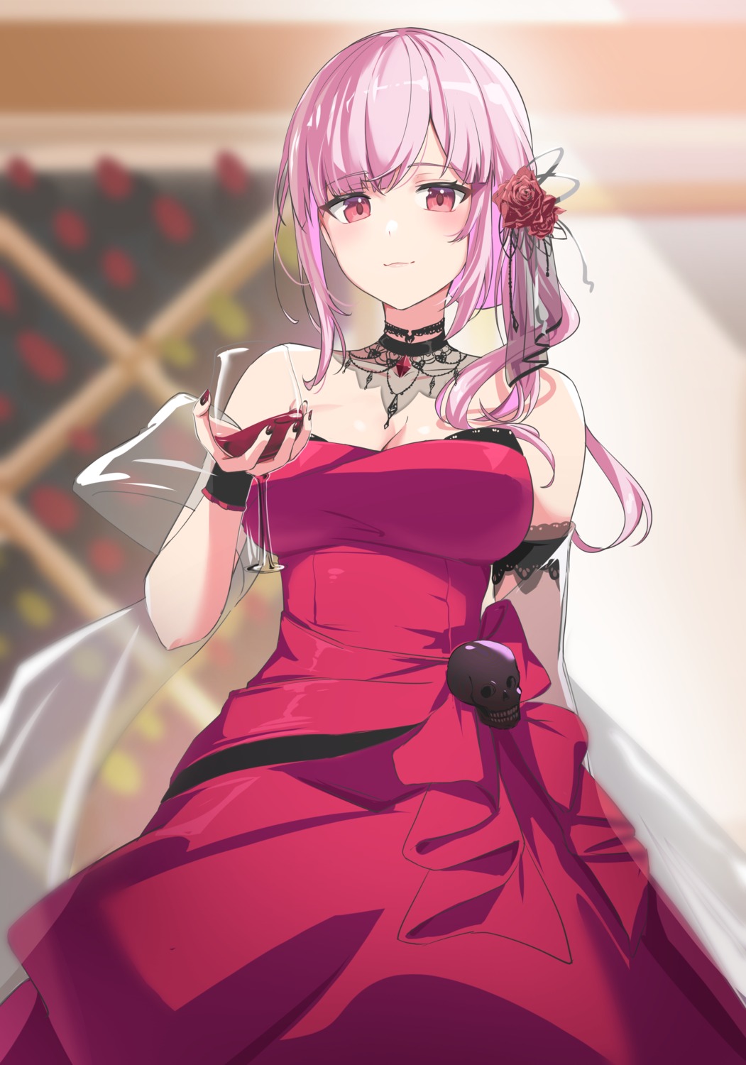 dress, hololive, hololive_english, mori_calliope, reulem