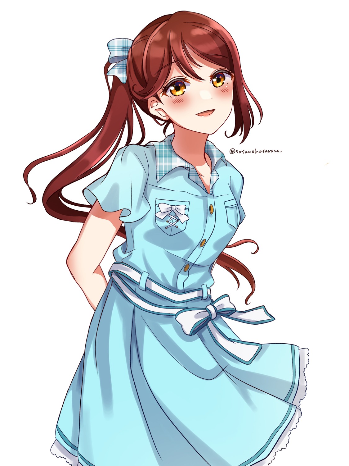 dress, love_live!_(series), love_live!_sunshine!!, sakurauchi_riko, sasanohasarasa