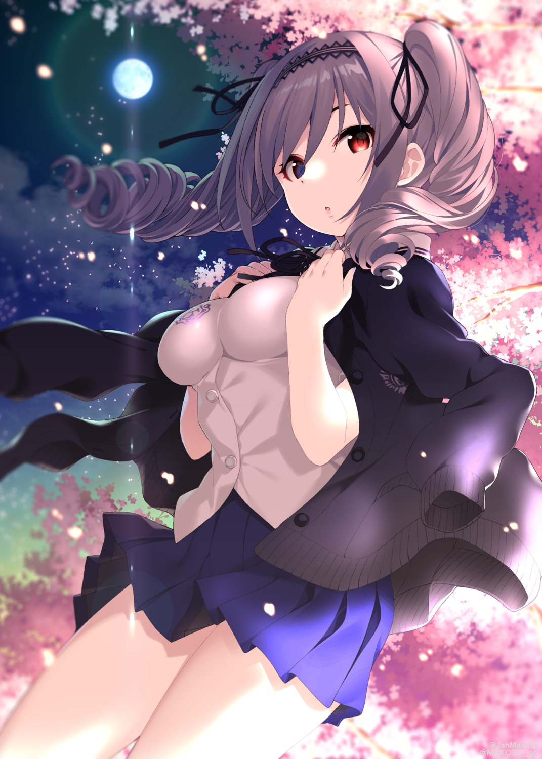 heterochromia, kanzaki_ranko, mizuki_makoto, seifuku, sweater, the_idolm@ster, the_idolm@ster_cinderella_girls