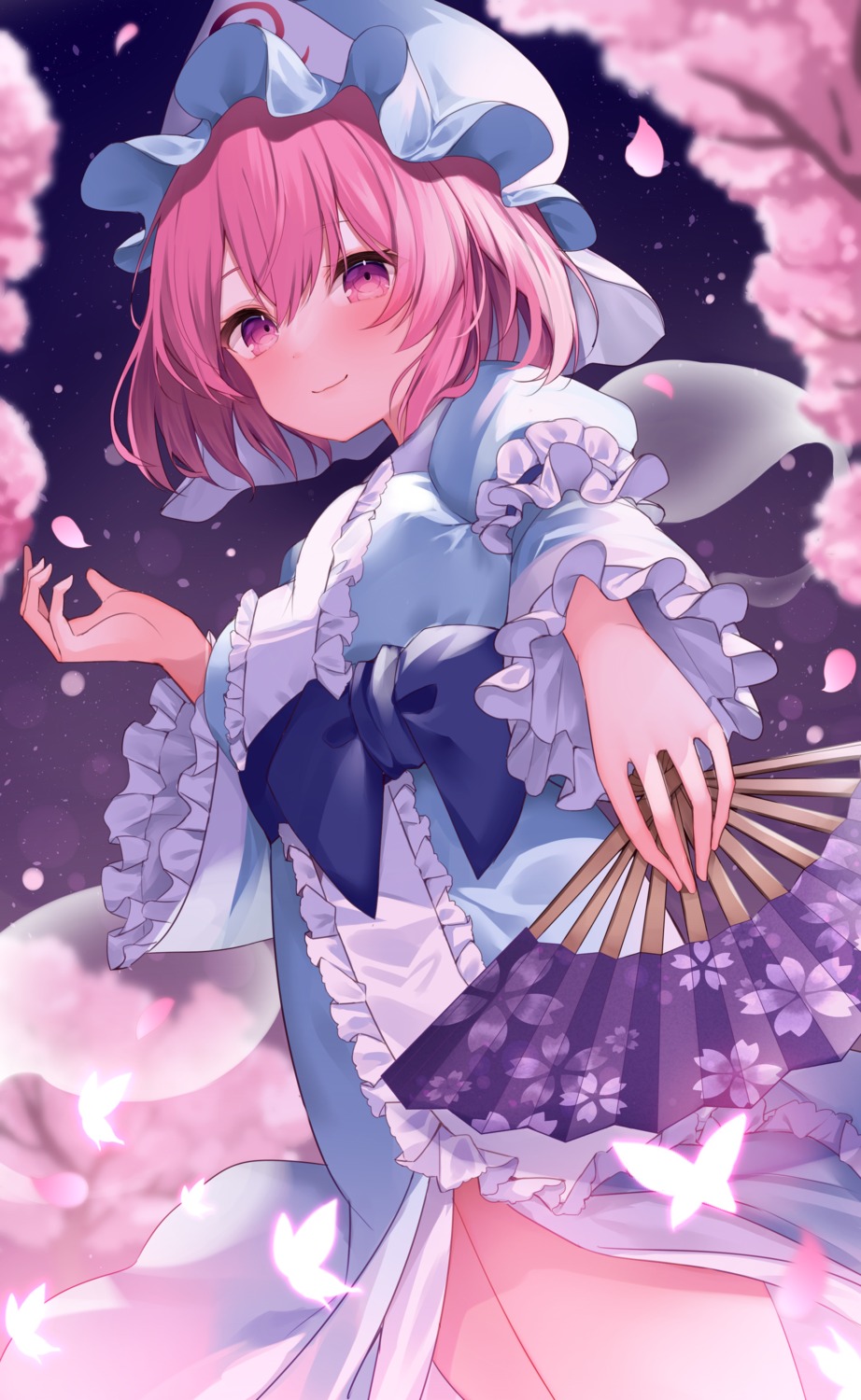dress, komomo_(ptkrx), saigyouji_yuyuko, touhou