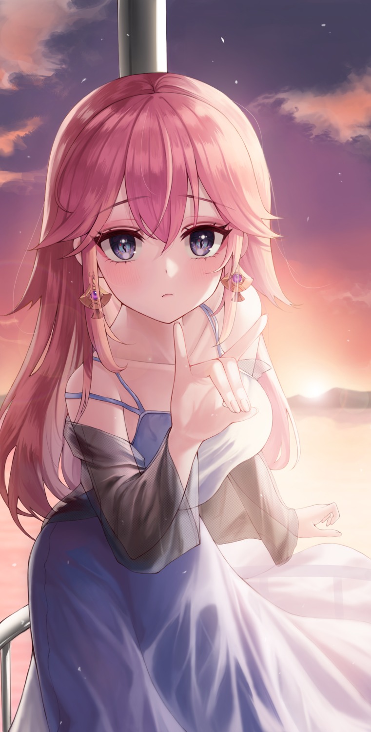 genshin_impact, hirumi, yae_miko