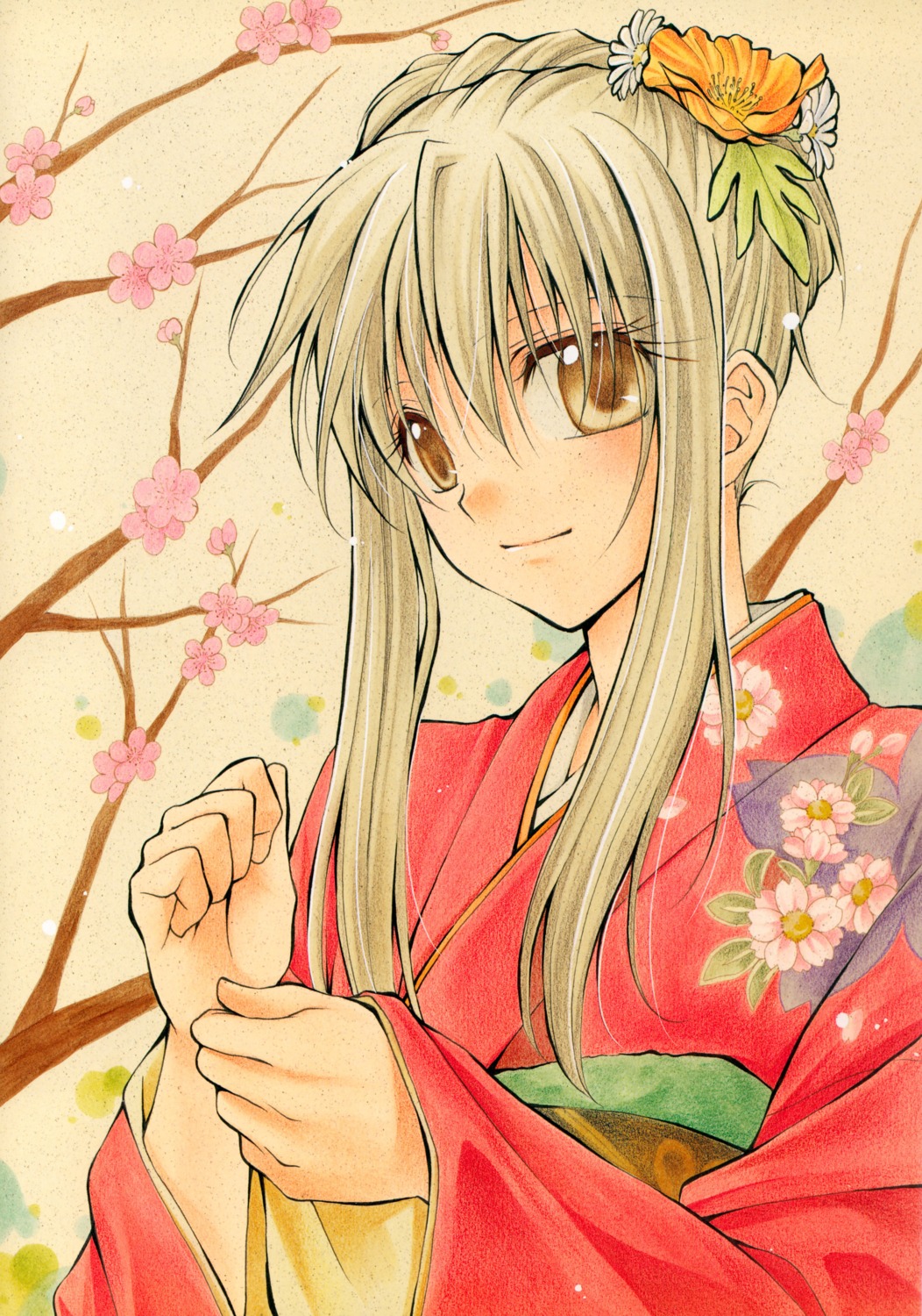 eita_mizuno, kimono, spiral, yuizaki_hiyono