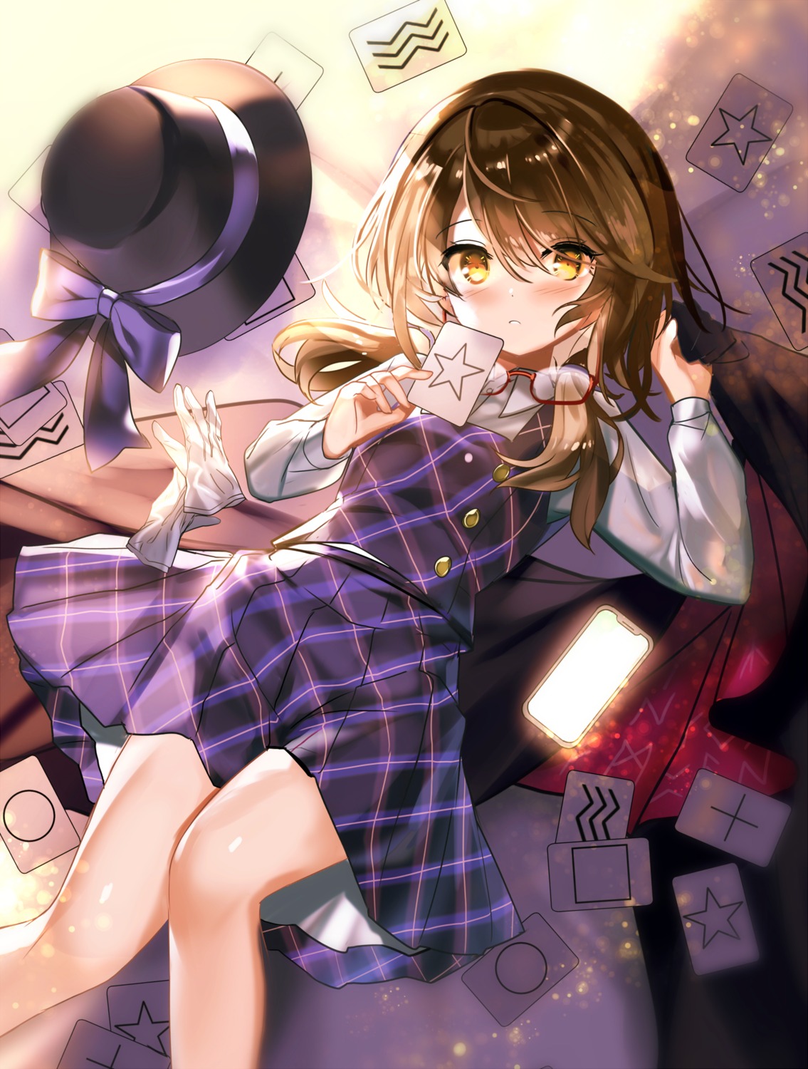 fuupu, megane, touhou, usami_sumireko